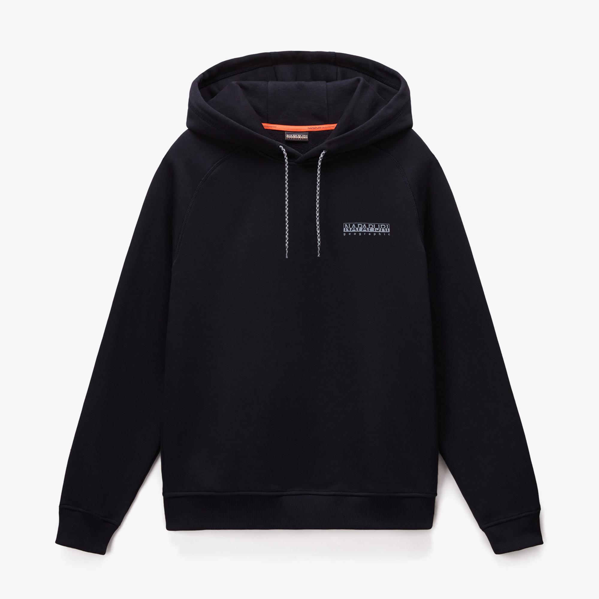 Napapijri B-Back Graphic Erkek Siyah Sweatshirt