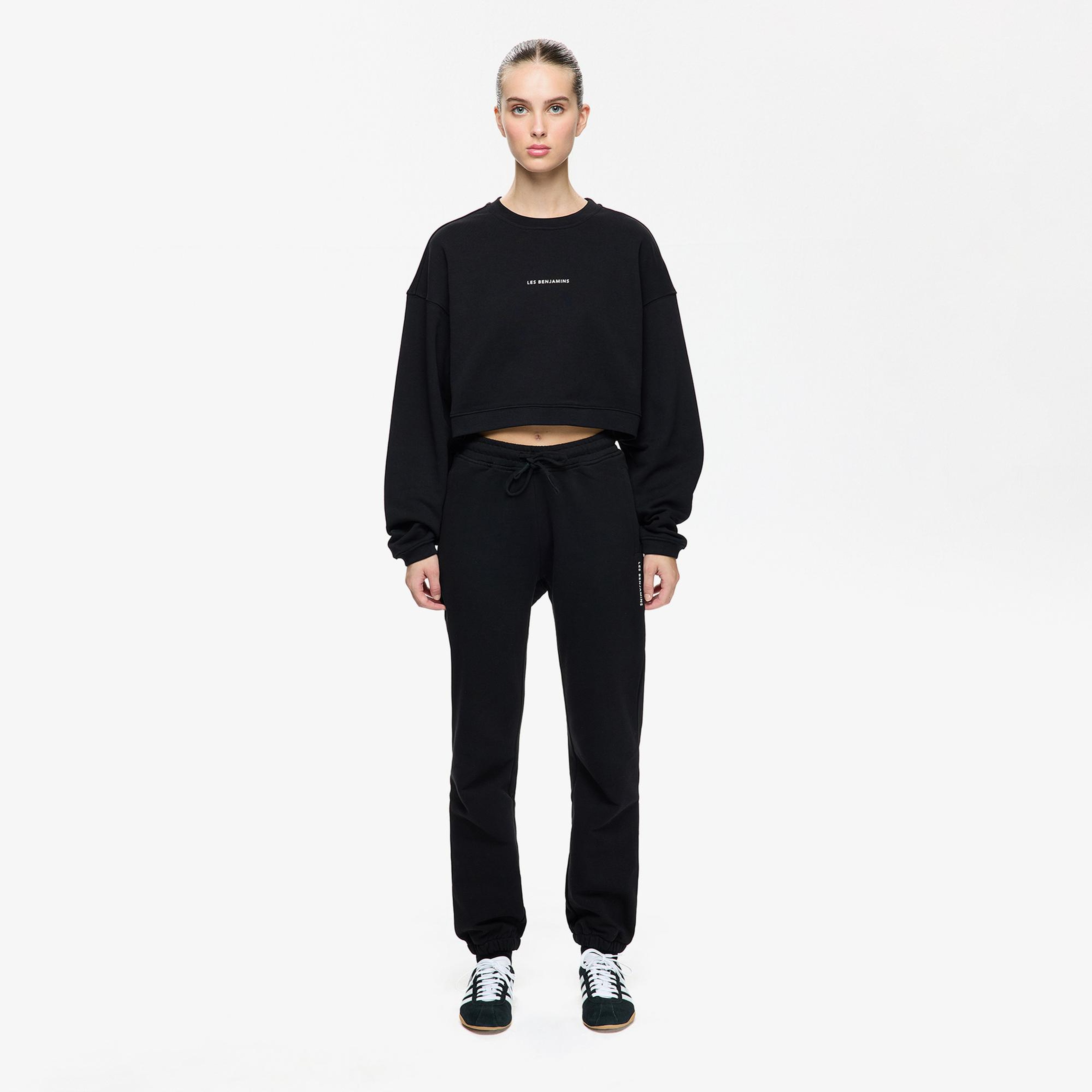 Les Benjamins Kadın Siyah Sweatshirt