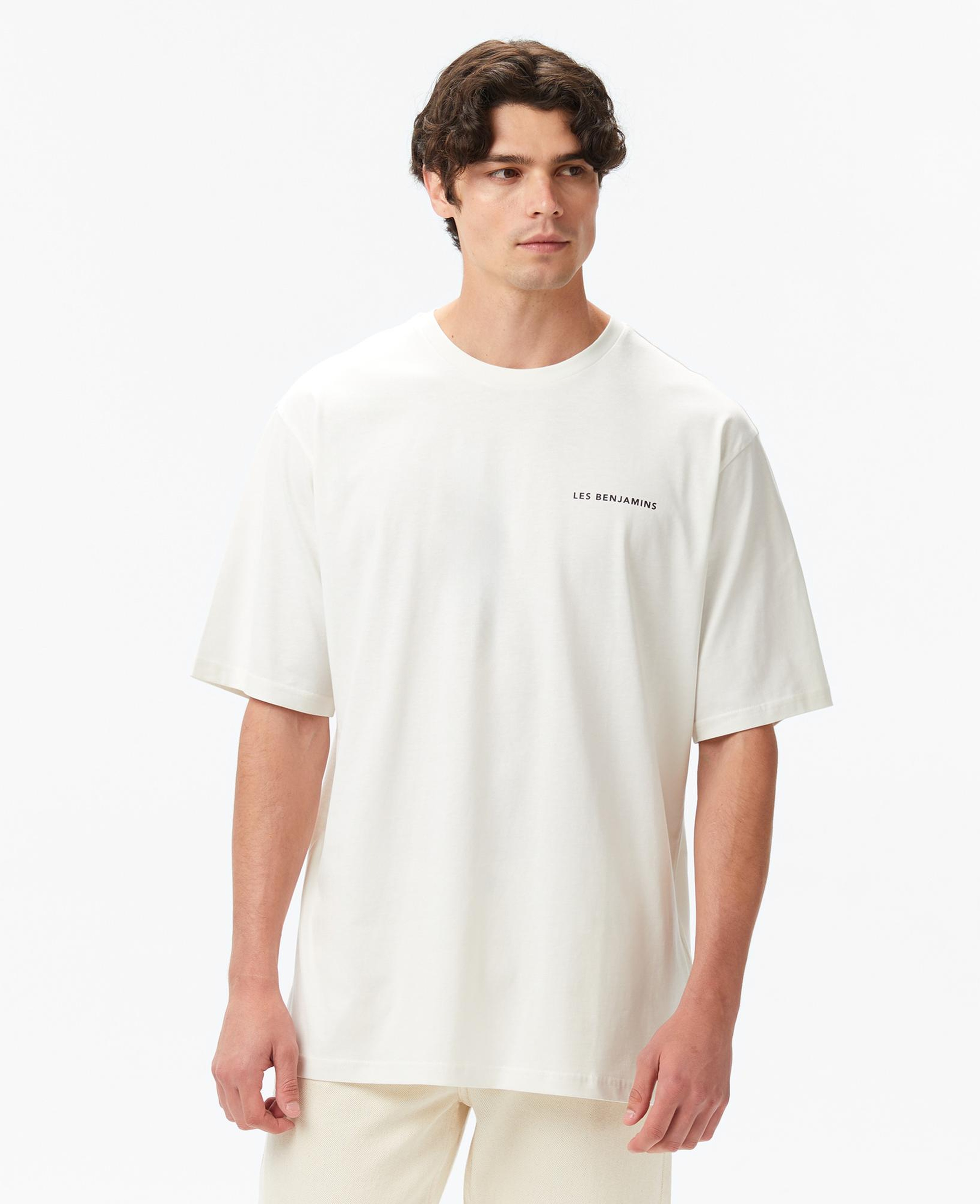 Les Benjamins Erkek Beyaz T-Shirt