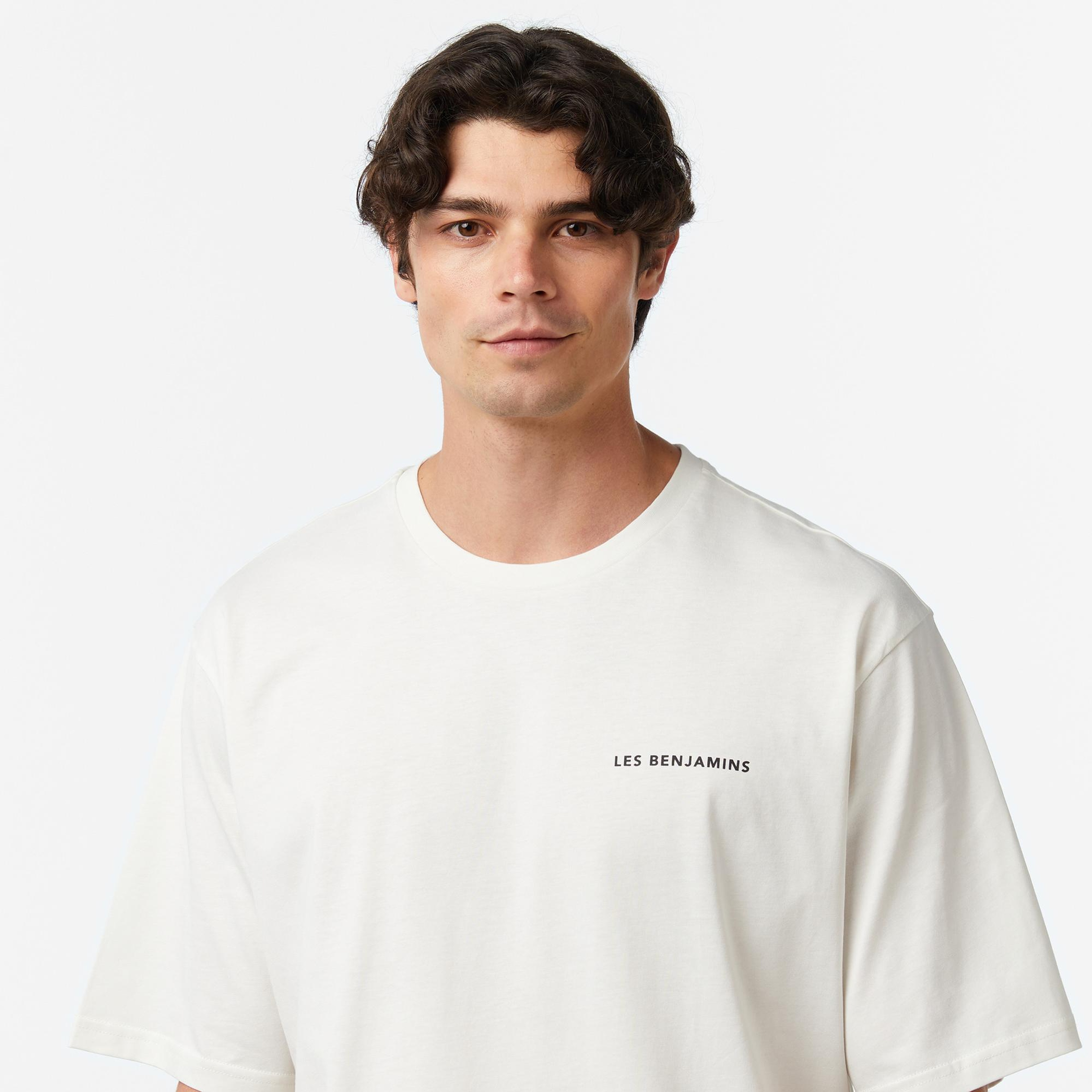 Les Benjamins Erkek Beyaz T-Shirt