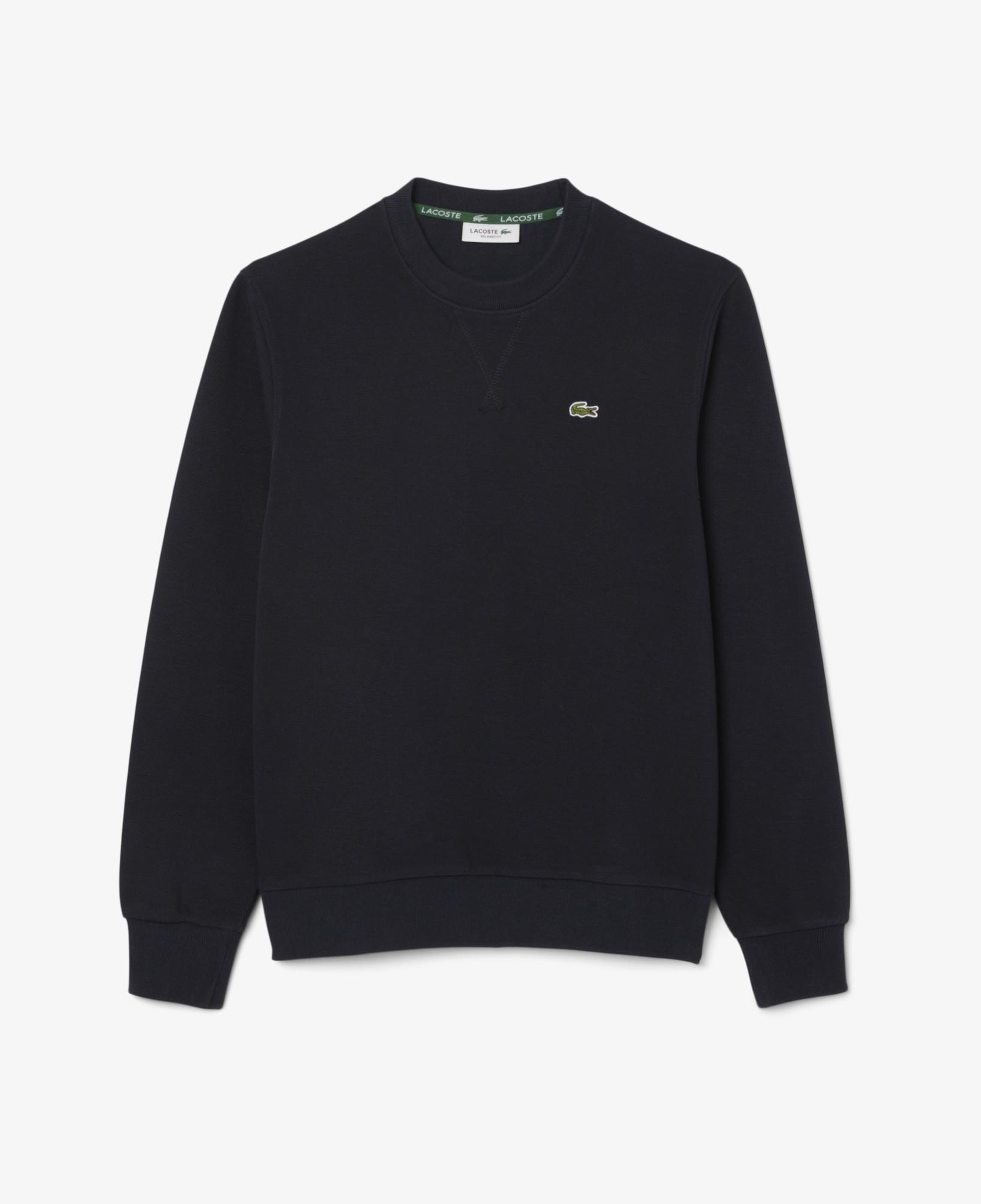Lacoste Kadın Relaxed Fit Bisiklet Yaka Lacivert Sweatshirt