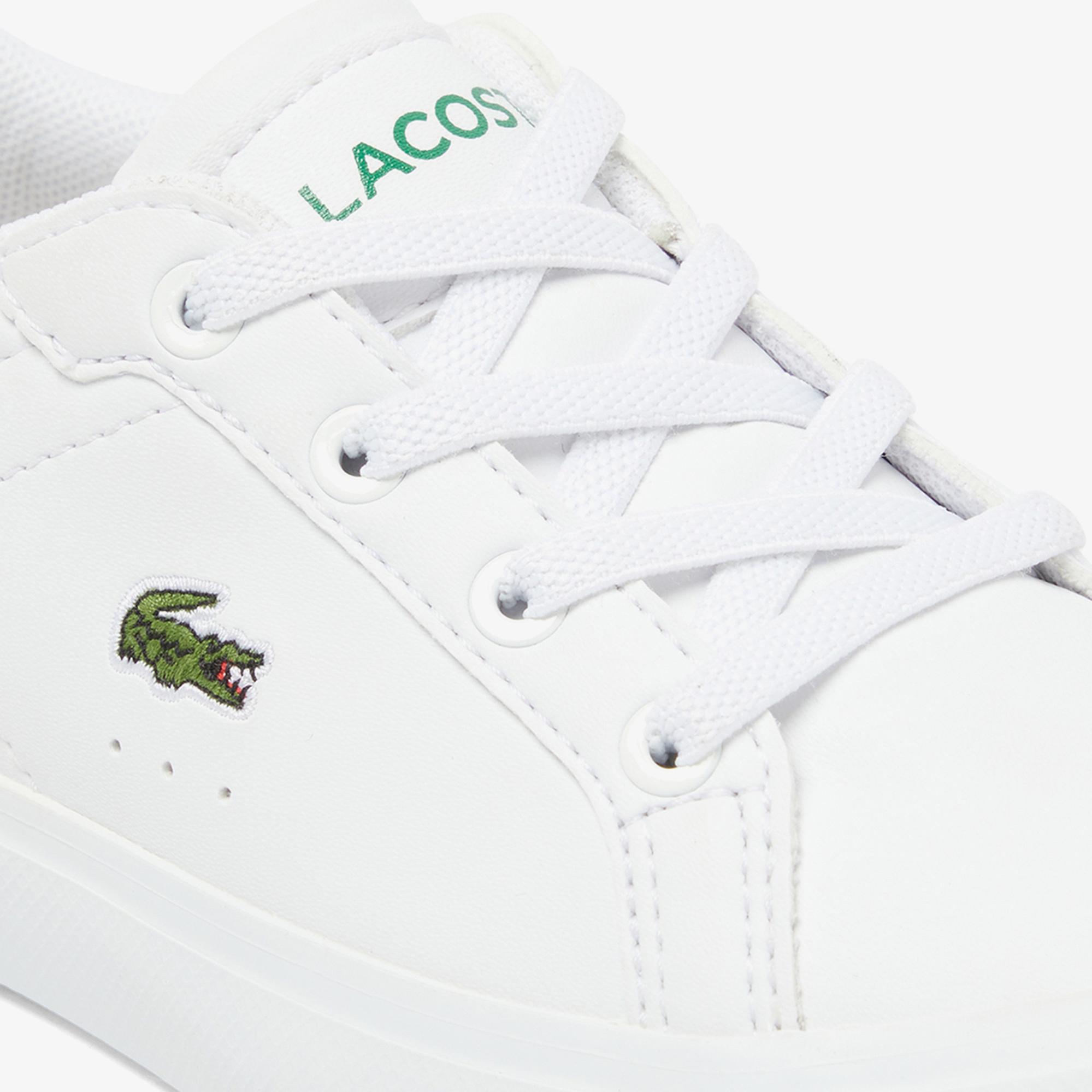 Lacoste Powercourt Çocuk Beyaz Sneaker