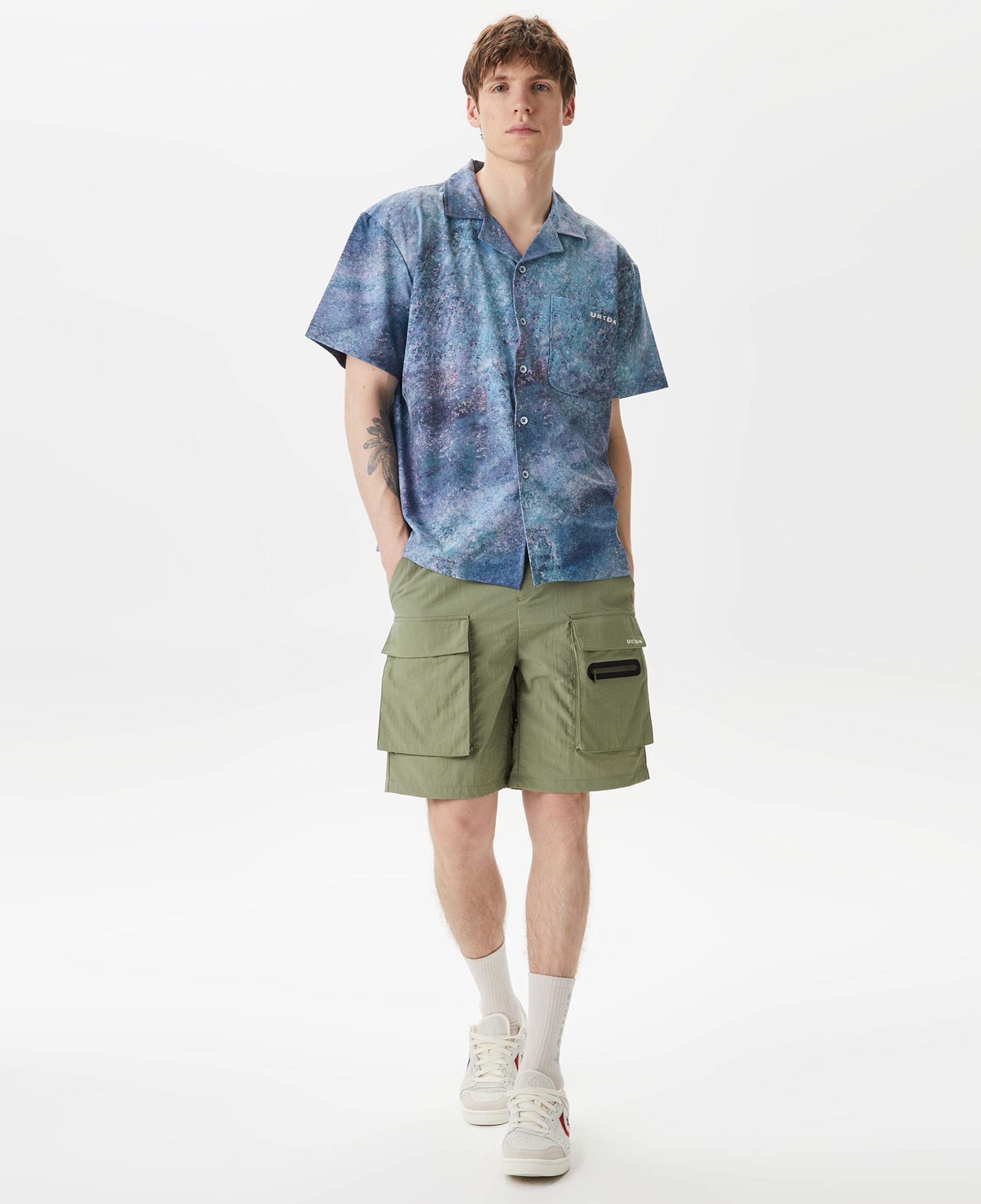 UNITED4 Classic Erkek Mavi Gömlek