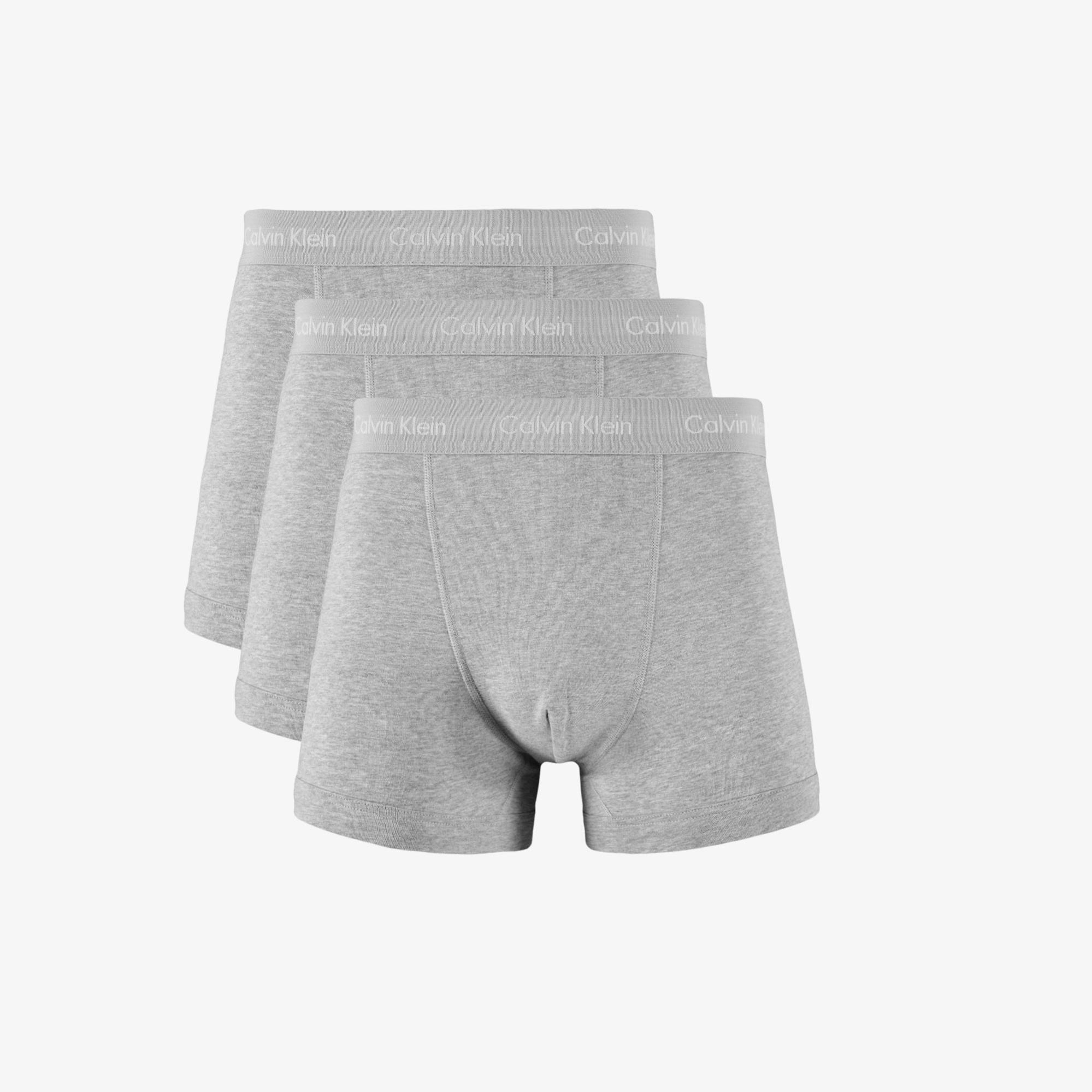 Calvin Klein 3'lü Trunk Erkek Renkli Boxer