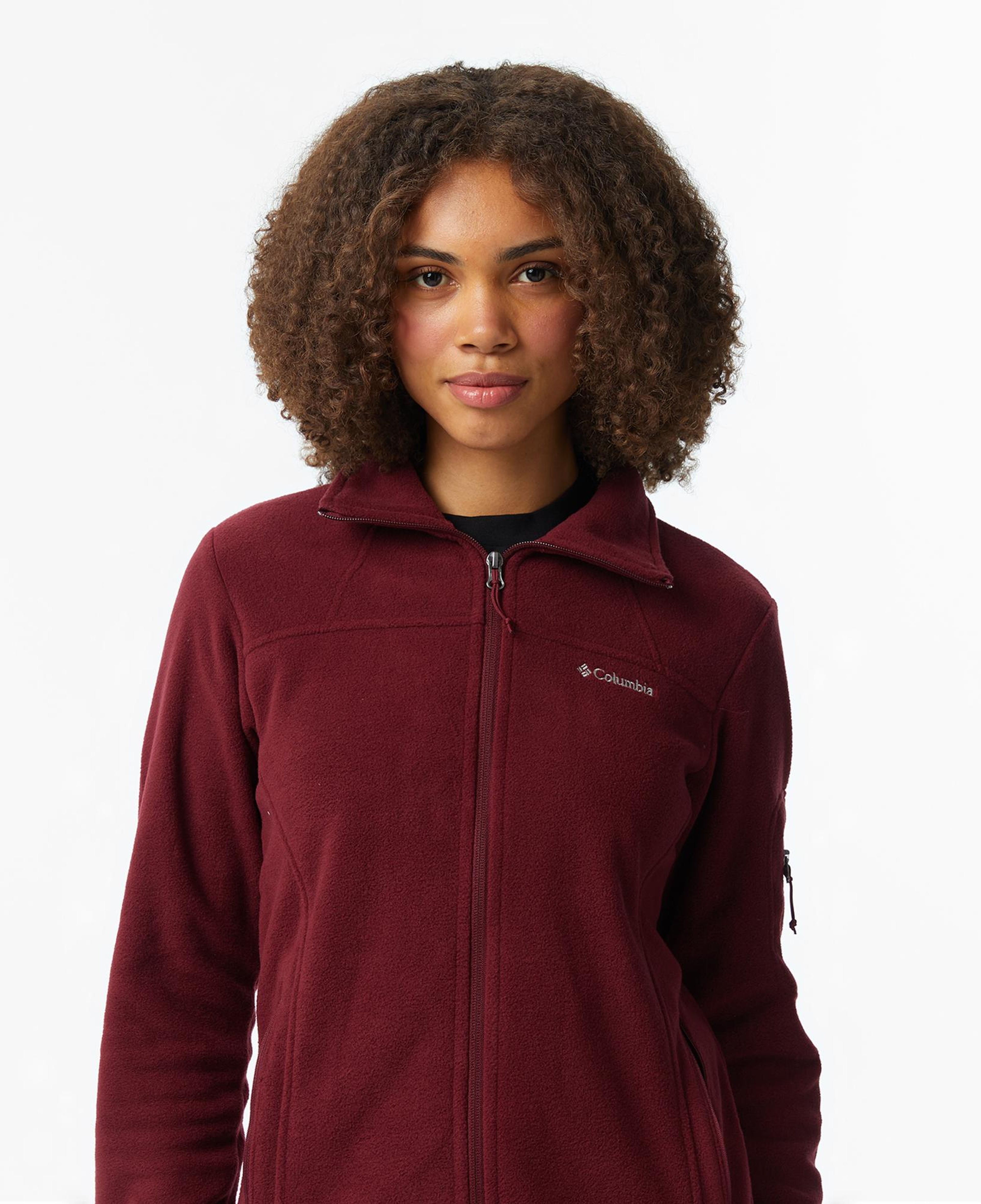 Columbia Fast Trek II Kadın Bordo Polar Ceket