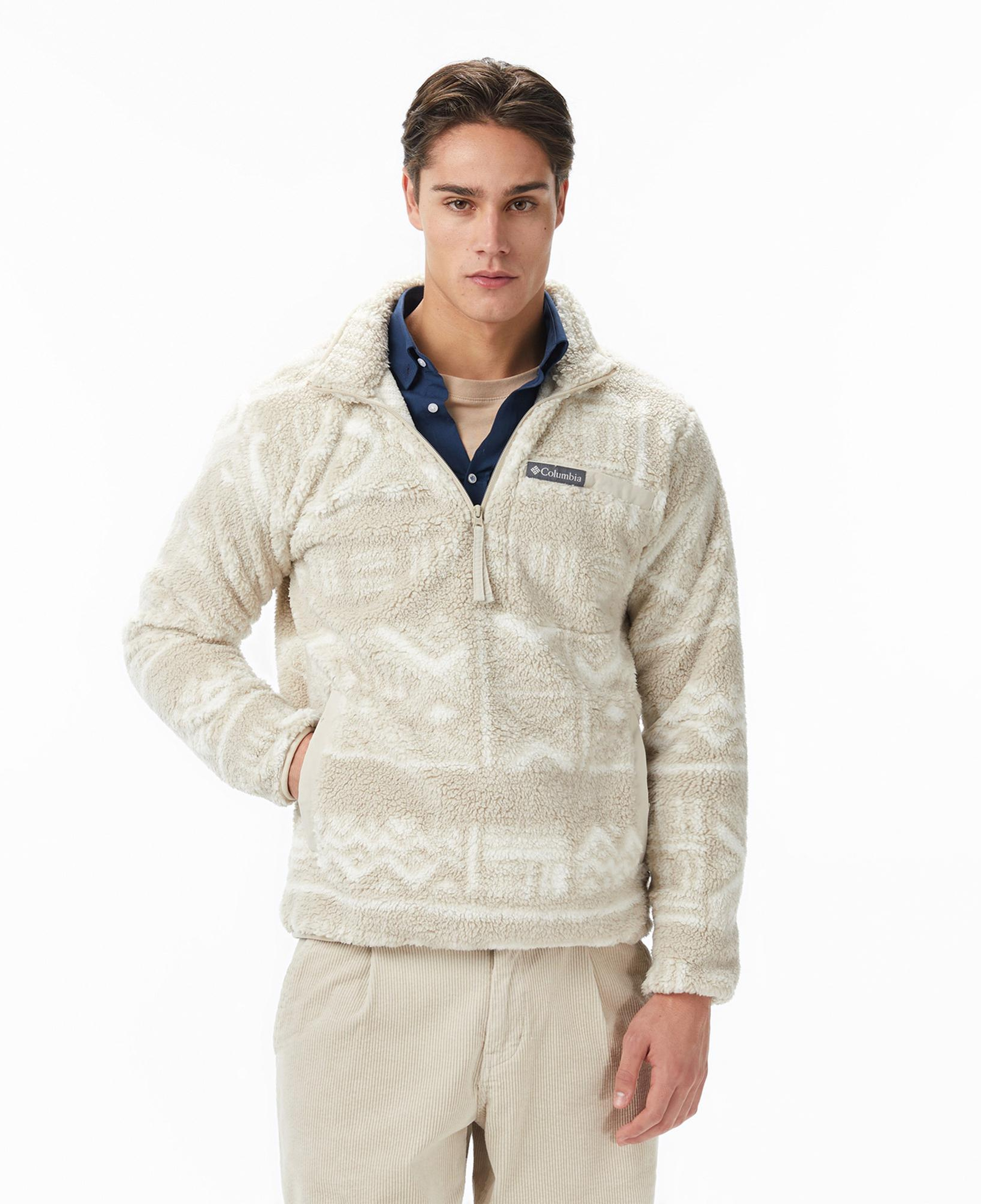 Columbia Rugged Ridge High Pile Half Zip Erkek Bej Polar Ceket