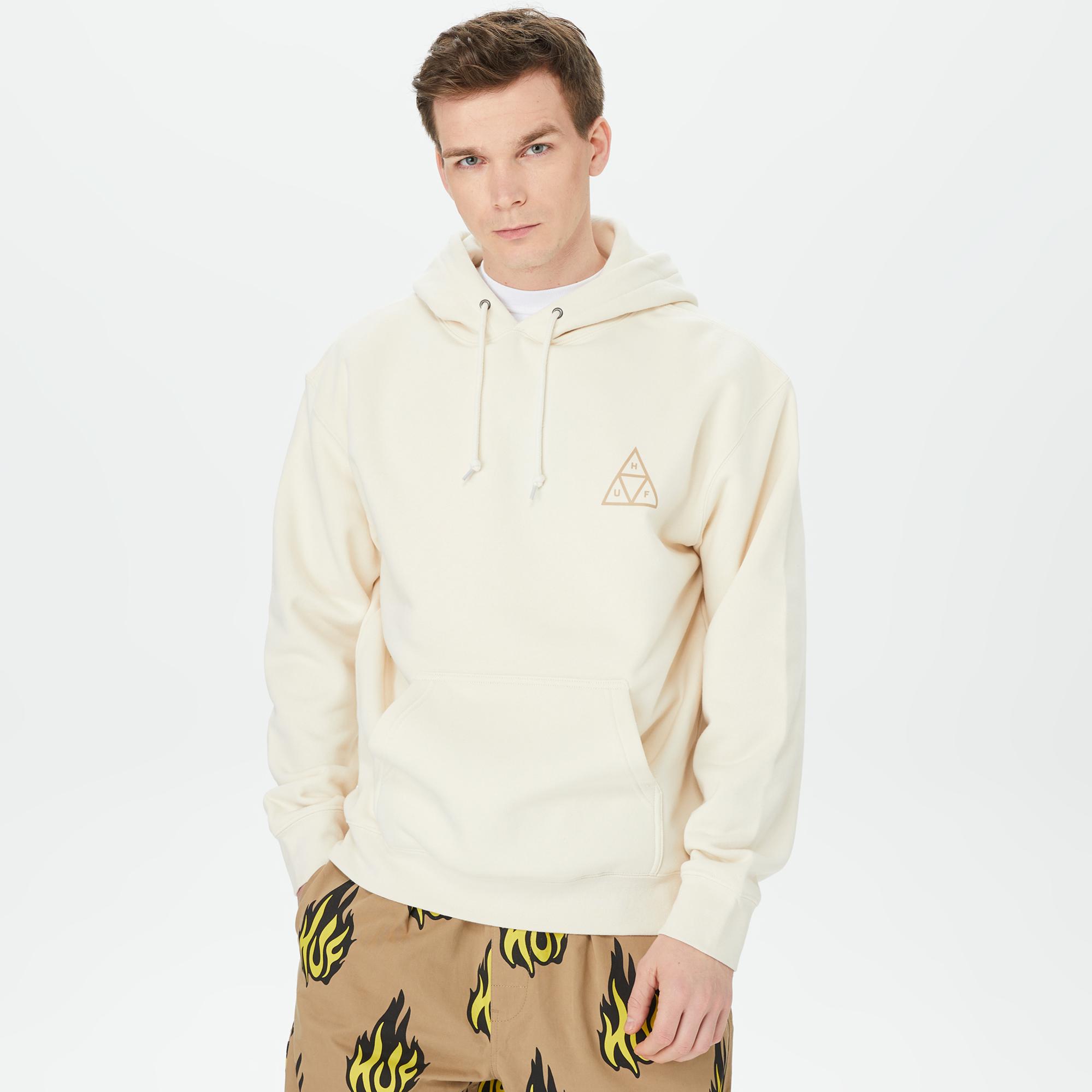 HUF Set Tt Erkek Bej Hoodie