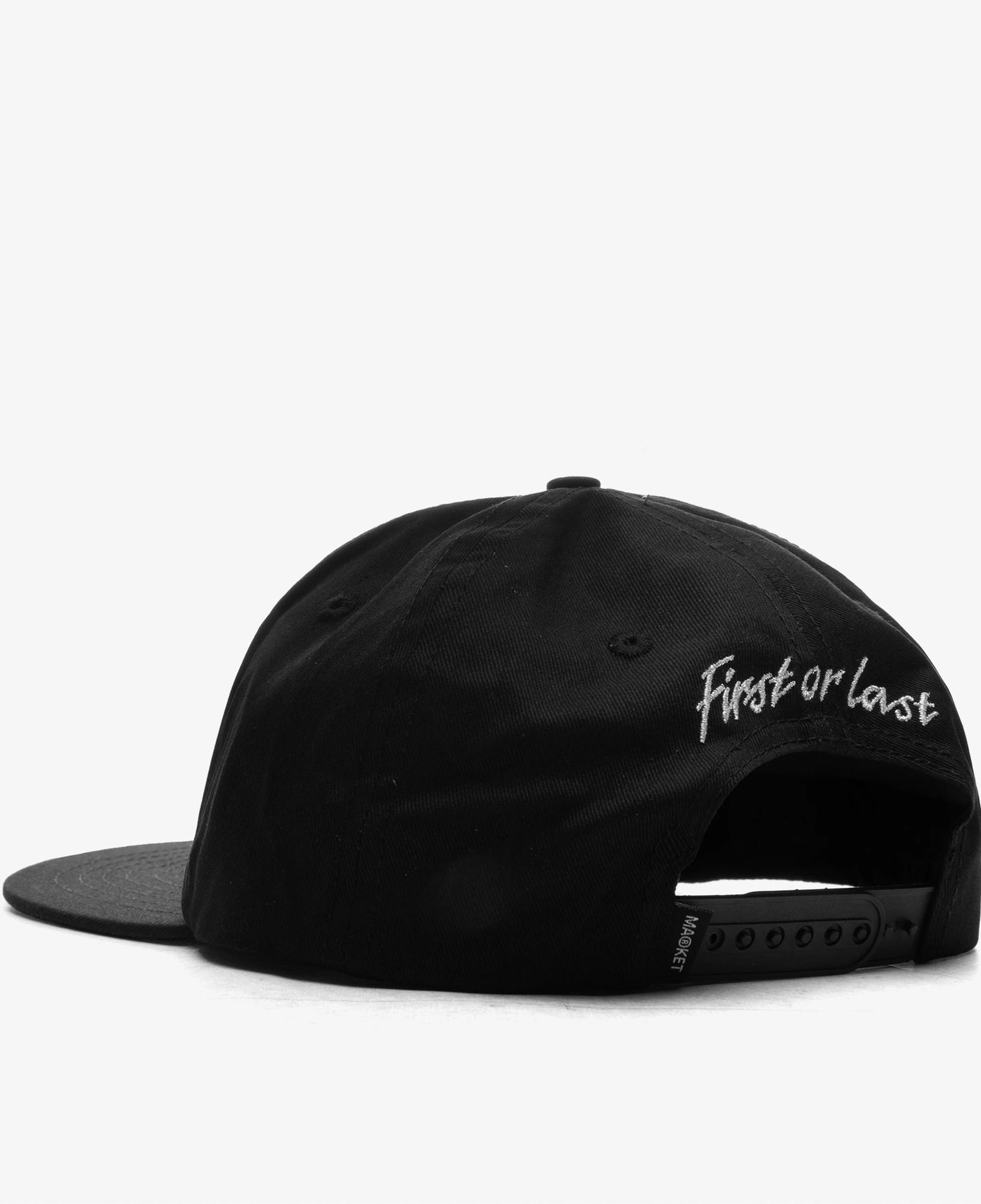 Market First or Last Unisex Siyah Şapka