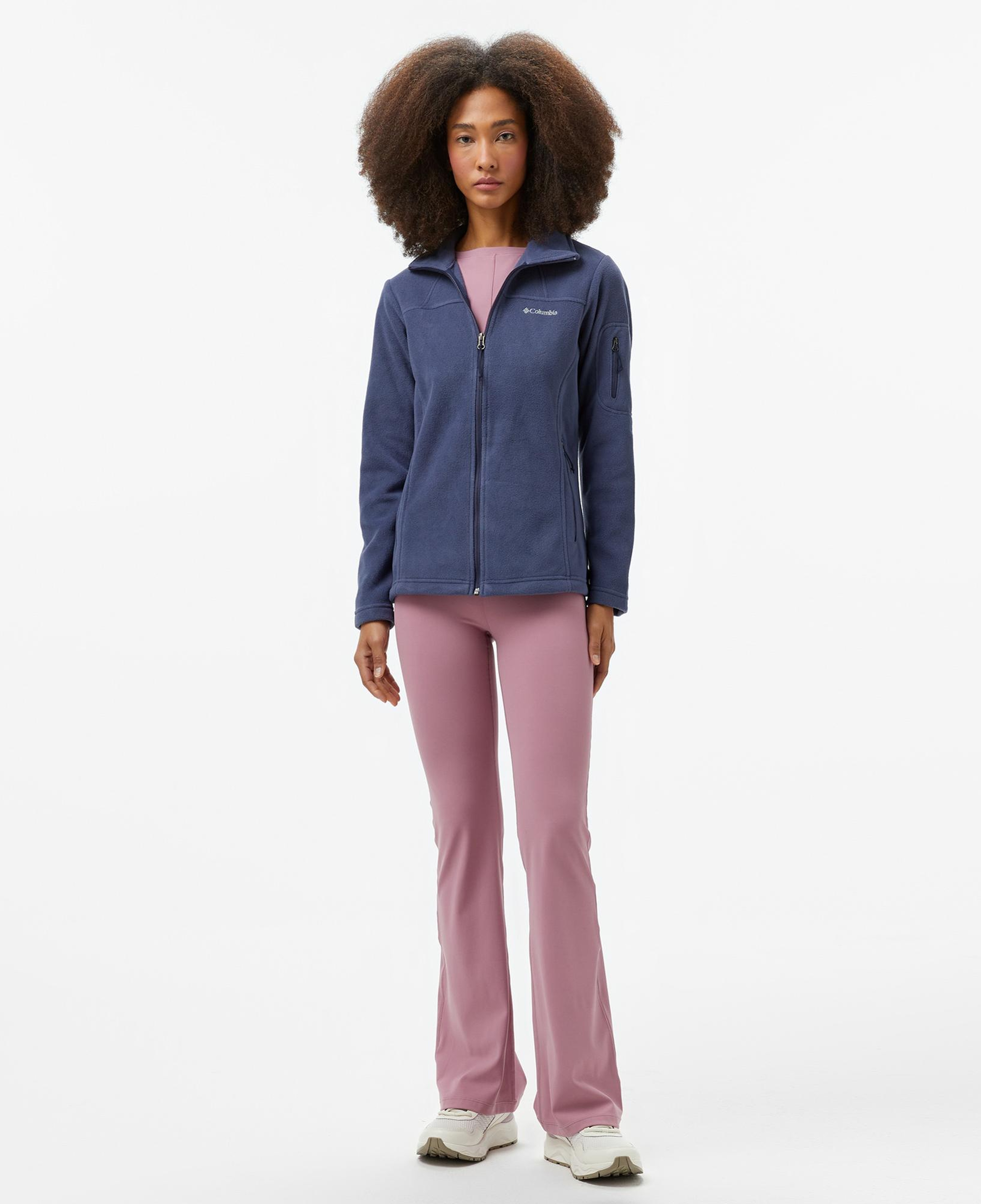 Columbia Fast Trek II Kadın Mor Polar Ceket