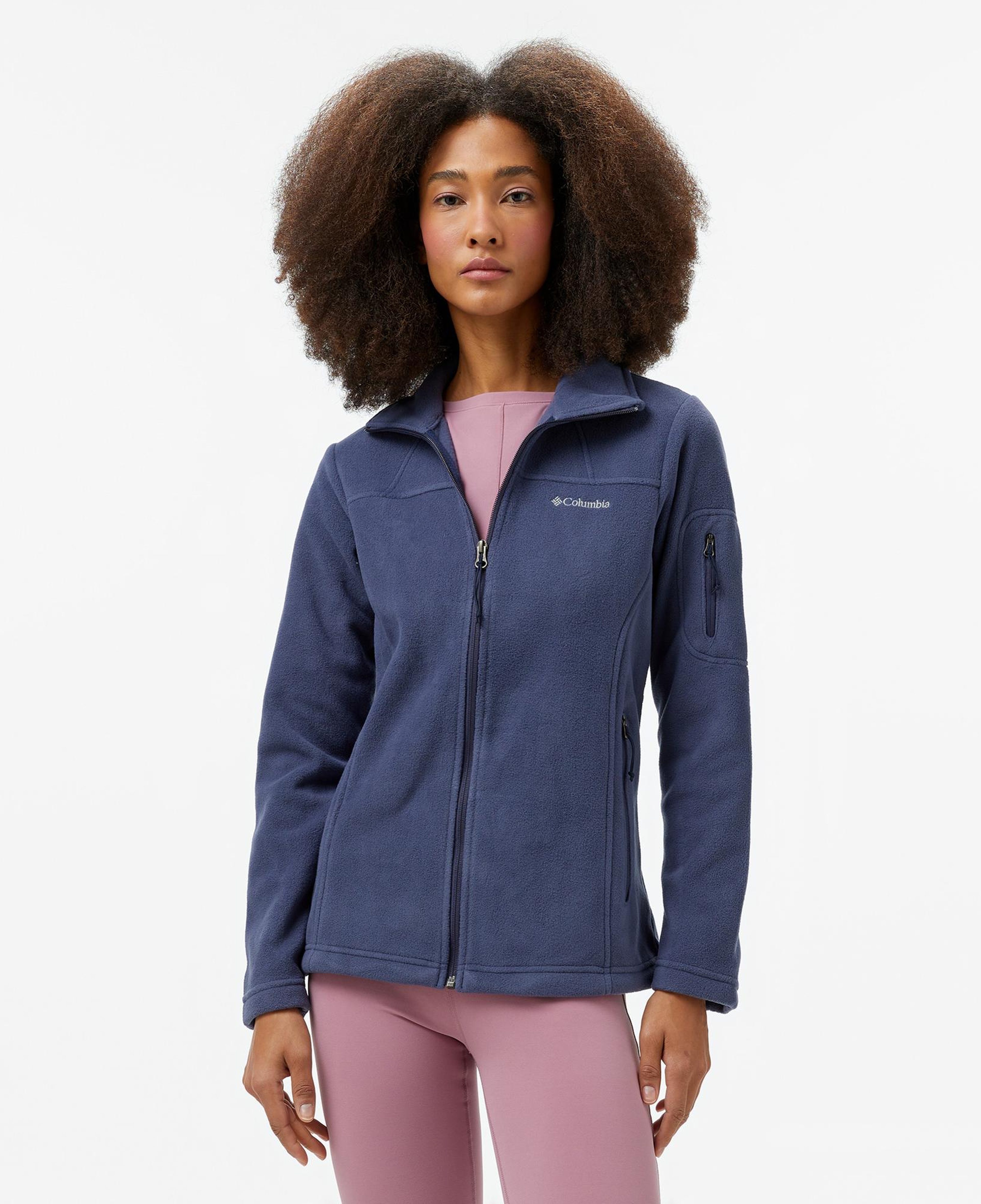 Columbia Fast Trek II Kadın Mor Polar Ceket