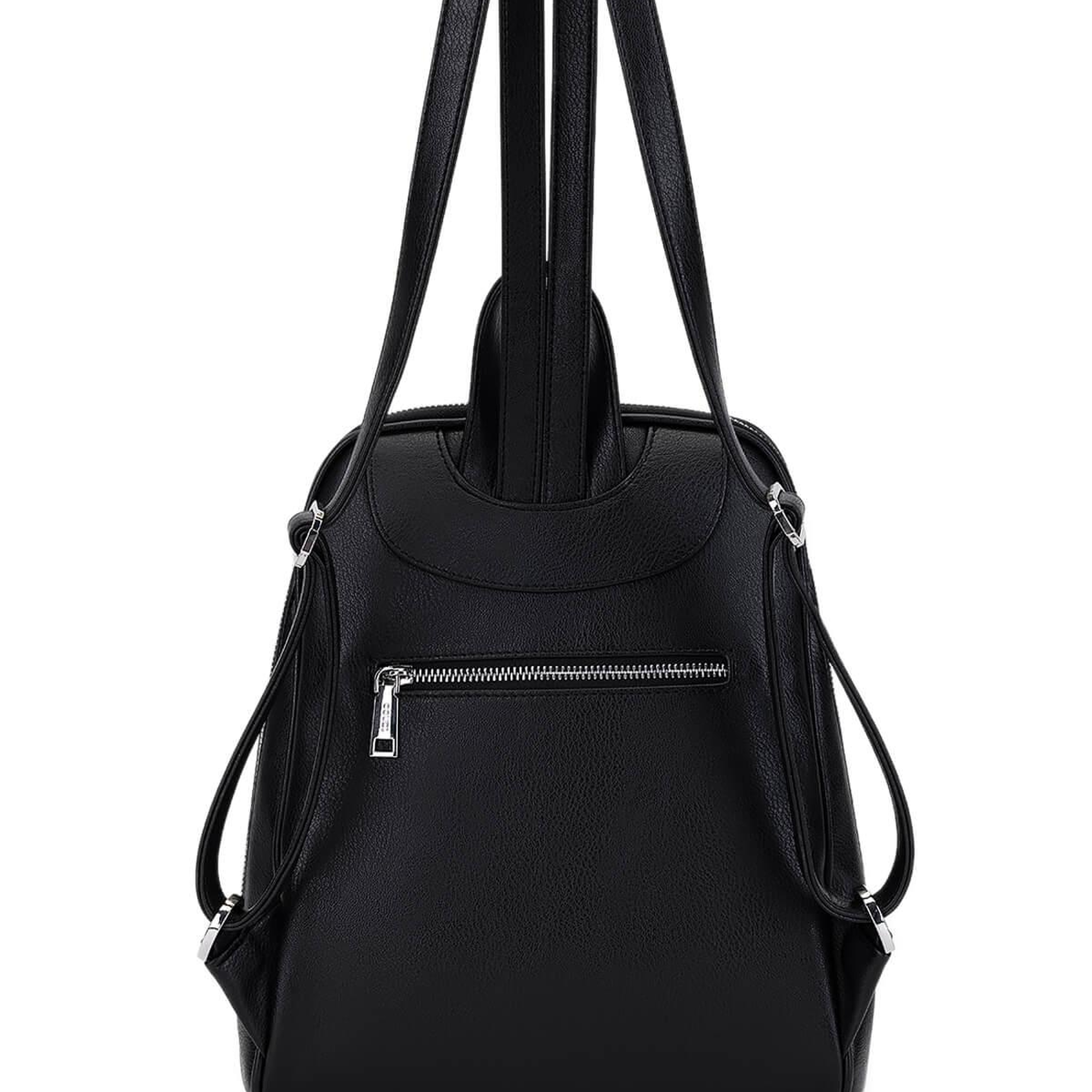 Tamer Tanca Kadın Vegan Siyah Sırt Çantası