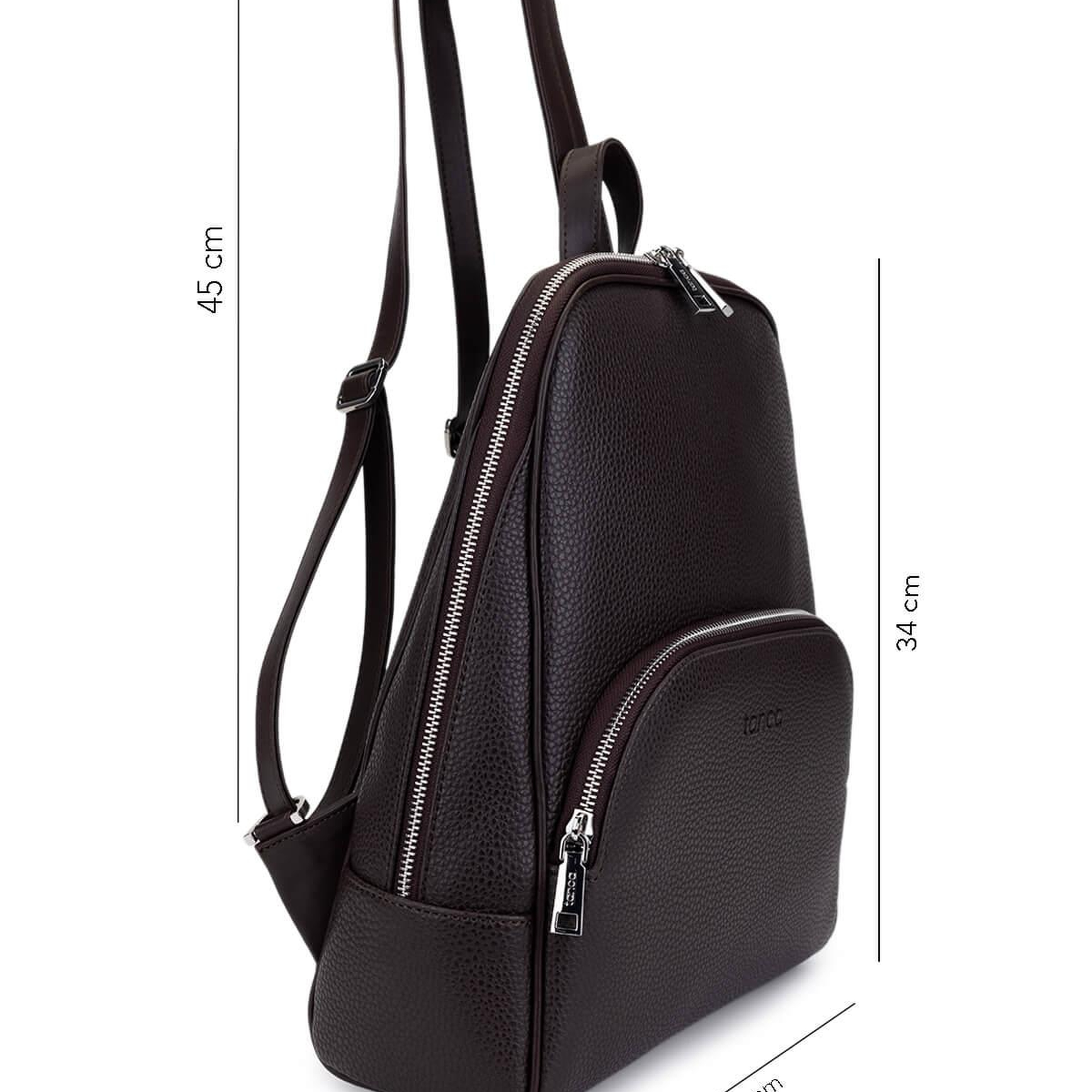 Tamer Tanca Kadın Vegan Kahverengi Sırt Çantası