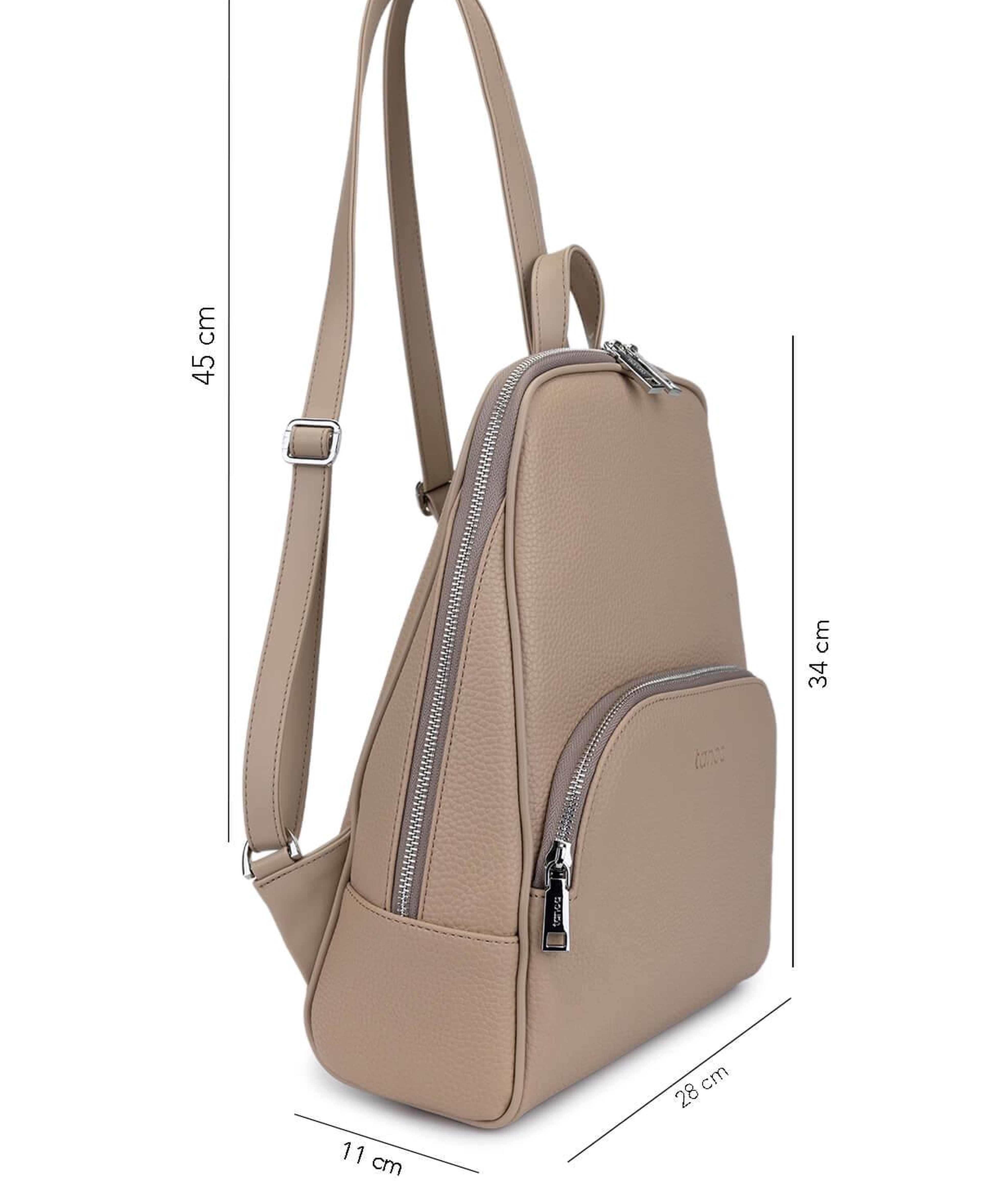 Tamer Tanca Kadın Vegan Vizon Floter Sırt Çantası