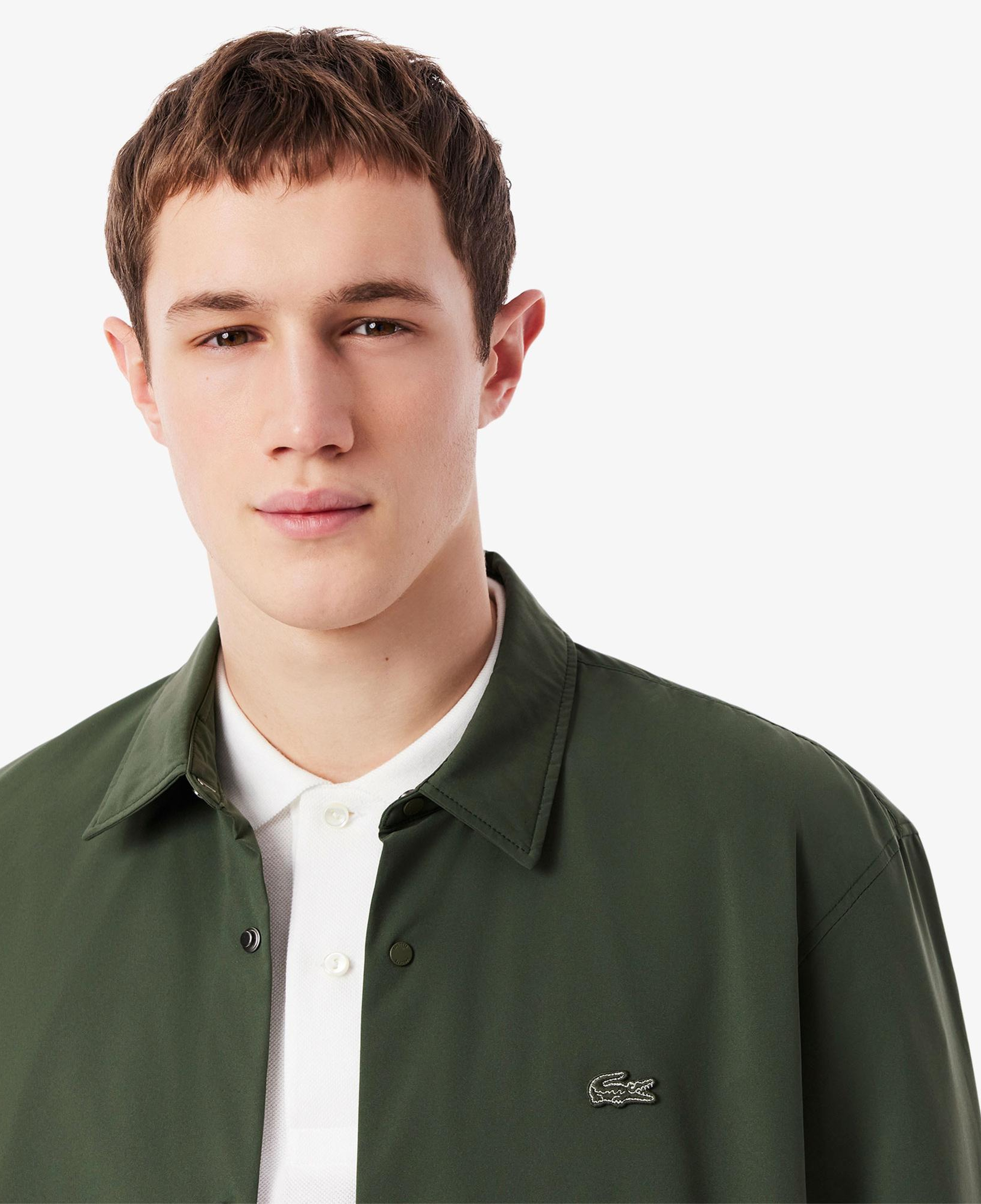 Lacoste Erkek Oversize Fit Haki Gömlek