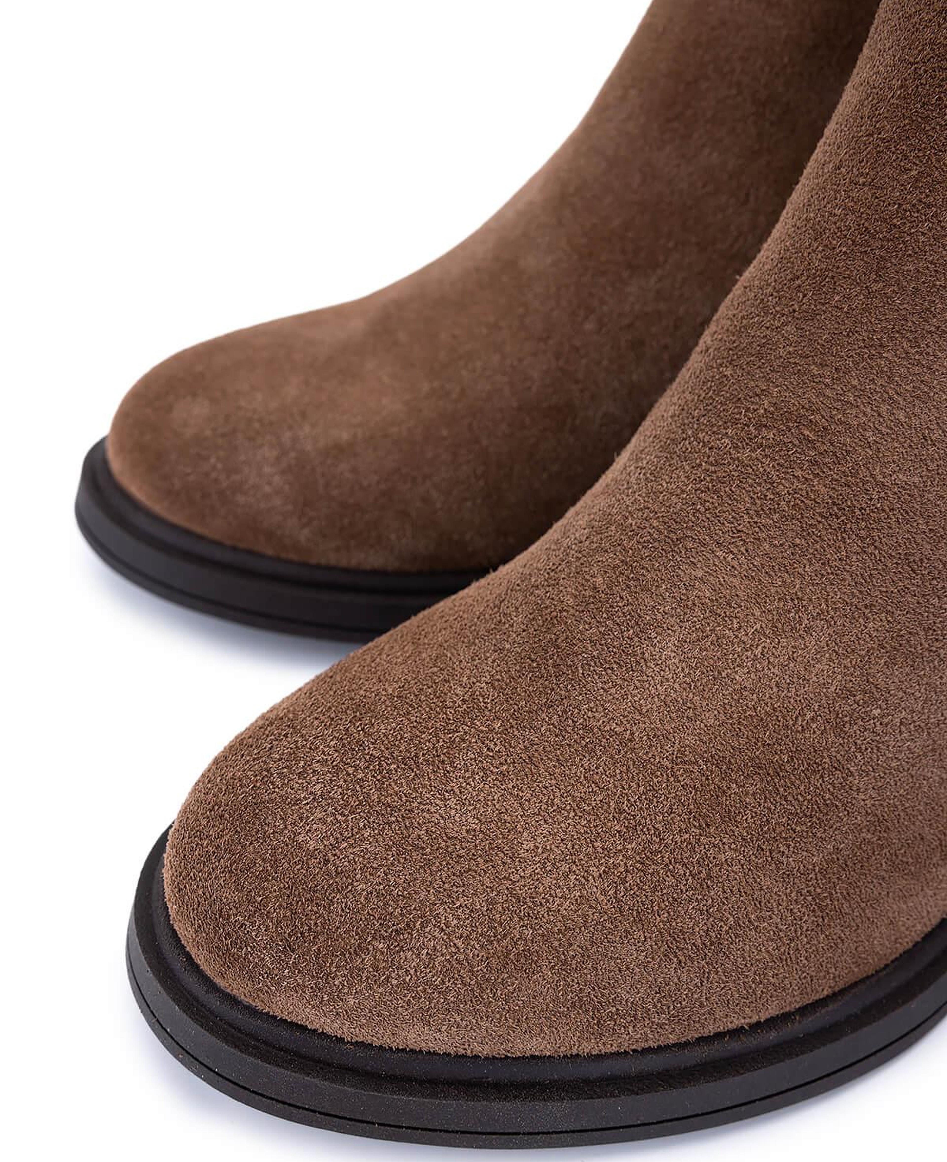 Tamer Tanca Kadın Hakiki Deri Kahverengi Topuklu Bot