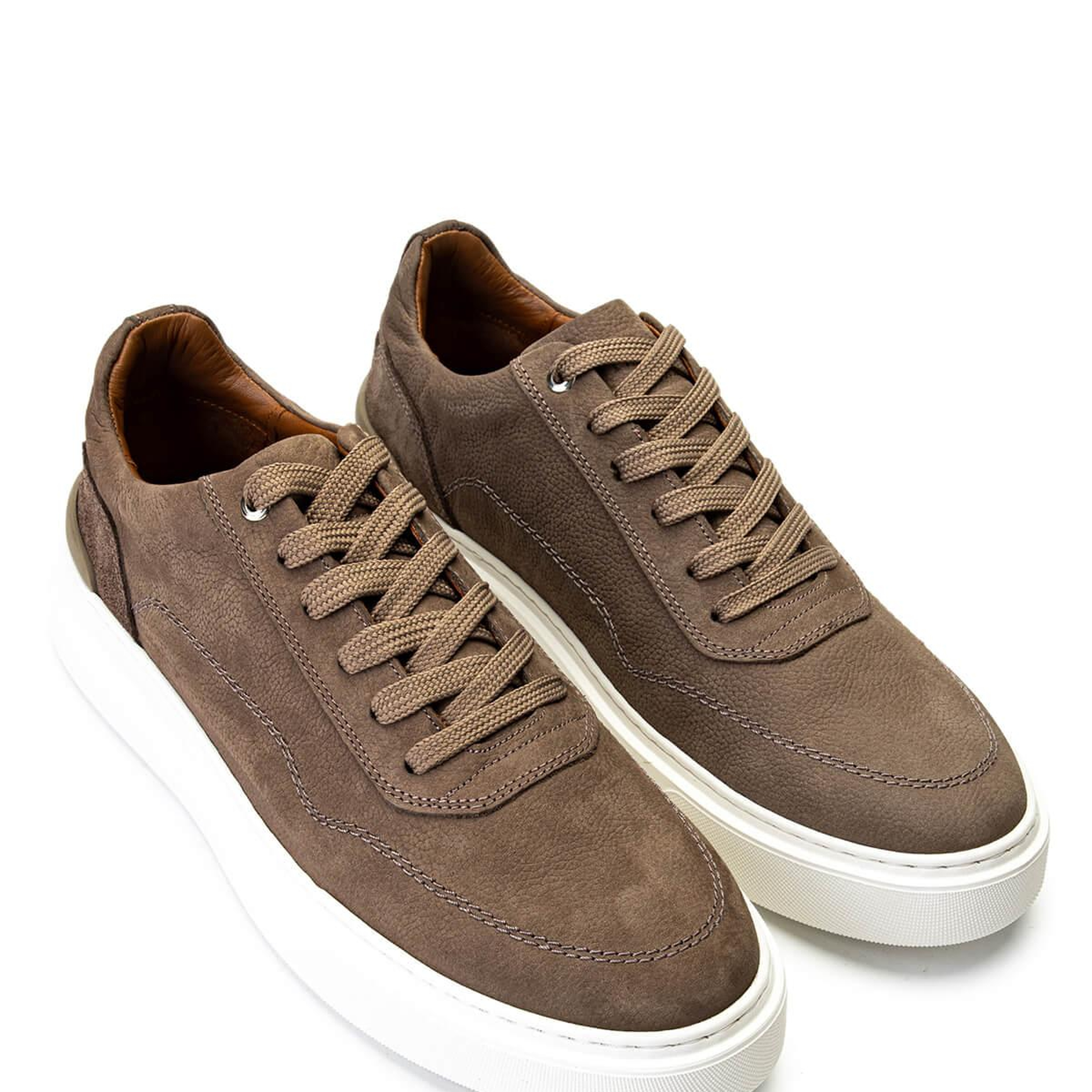 Tamer Tanca Erkek Hakiki Deri Vizon Nubuk Sneakers & Spor Ayakkabı