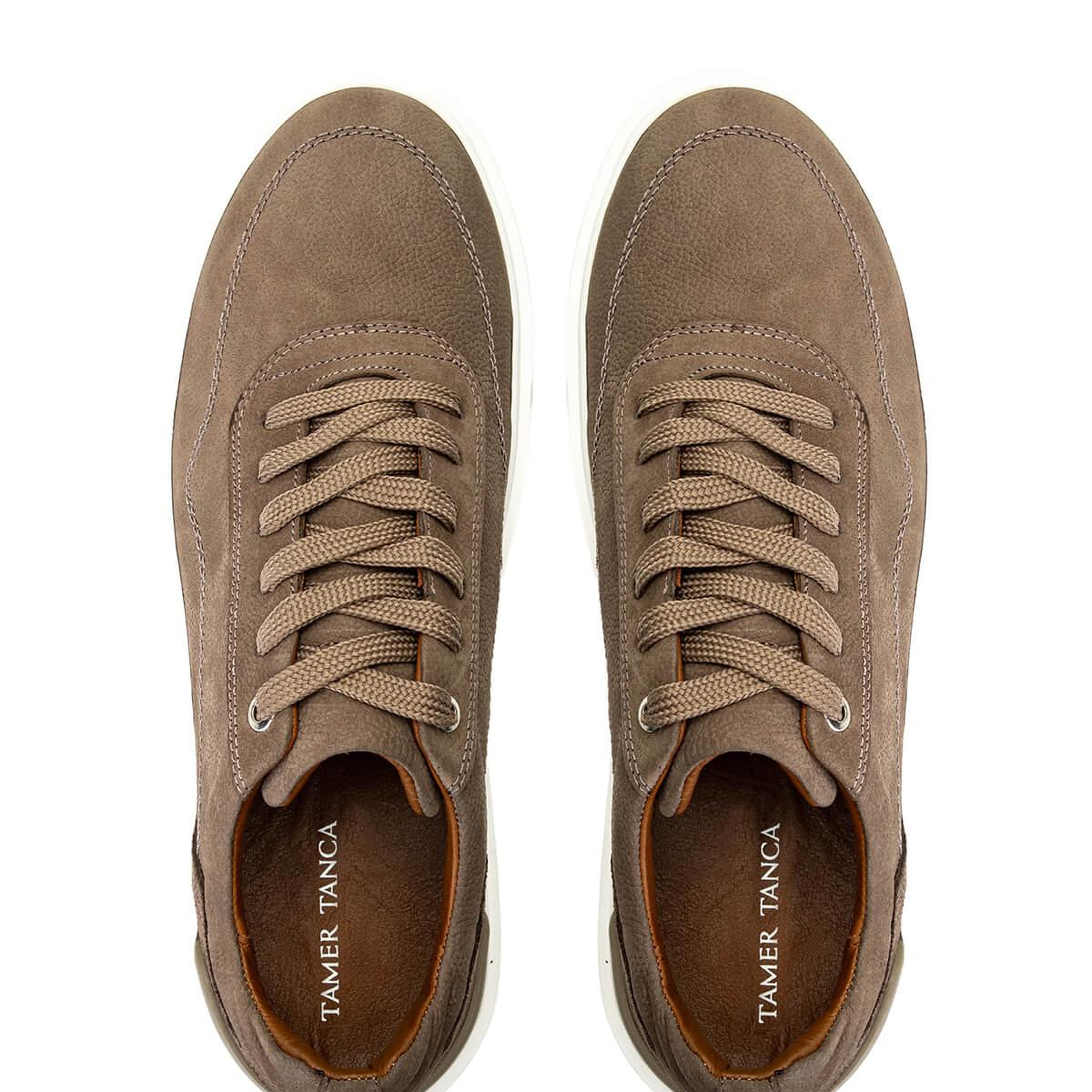 Tamer Tanca Erkek Hakiki Deri Vizon Nubuk Sneakers & Spor Ayakkabı