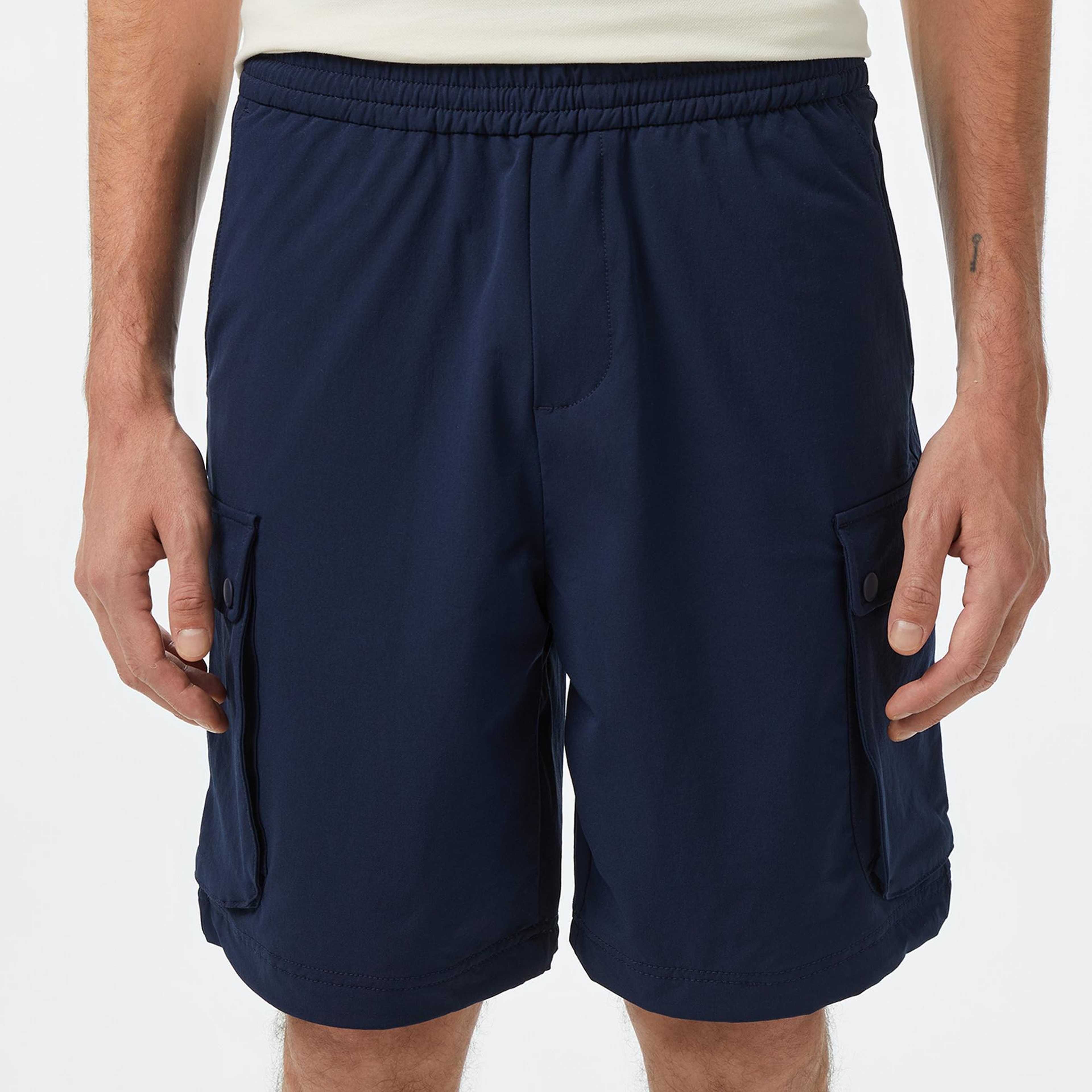 Lacoste Erkek Relaxed Fit Lacivert Bermuda Şort