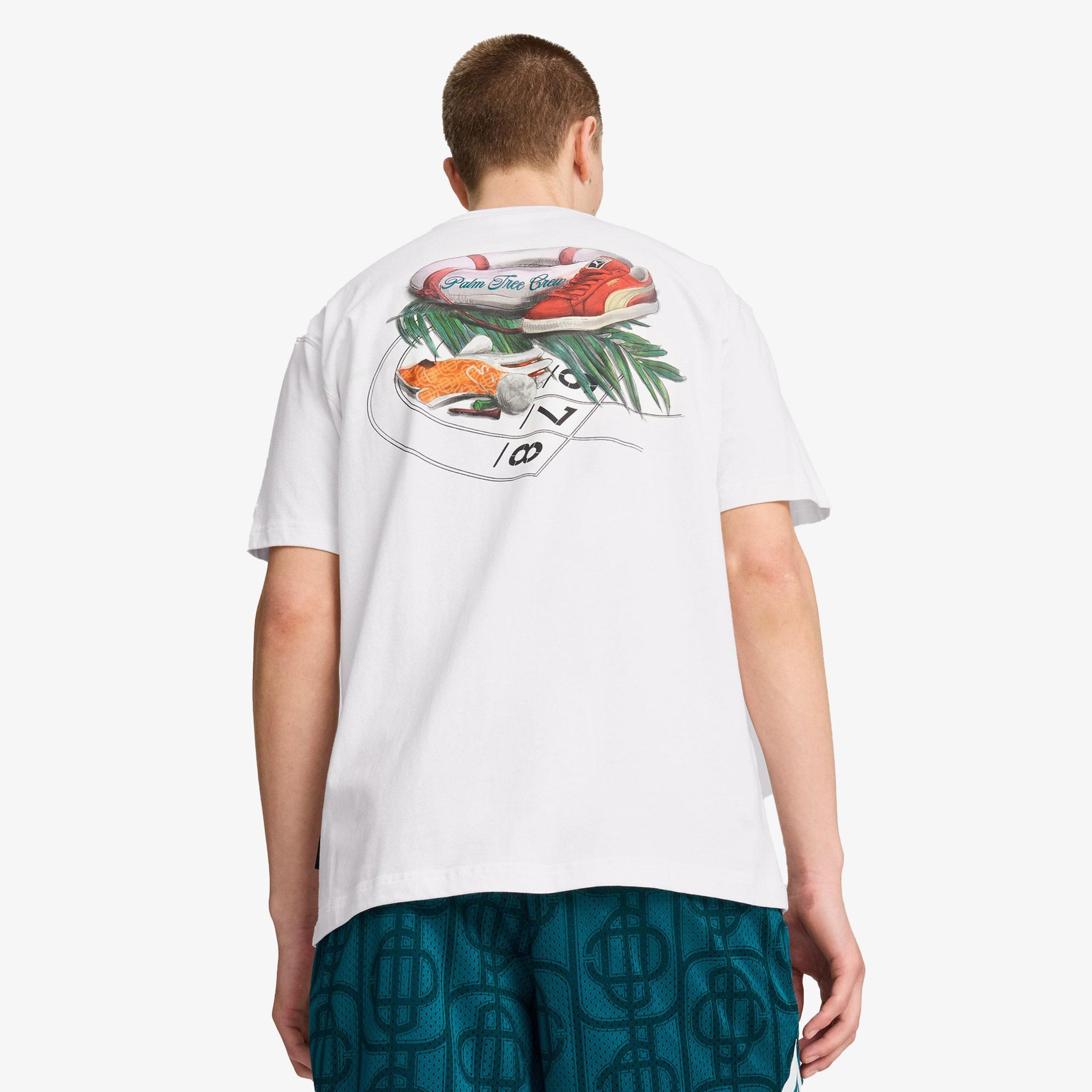 Puma X Ptc Graphic Unisex Beyaz T-Shirt
