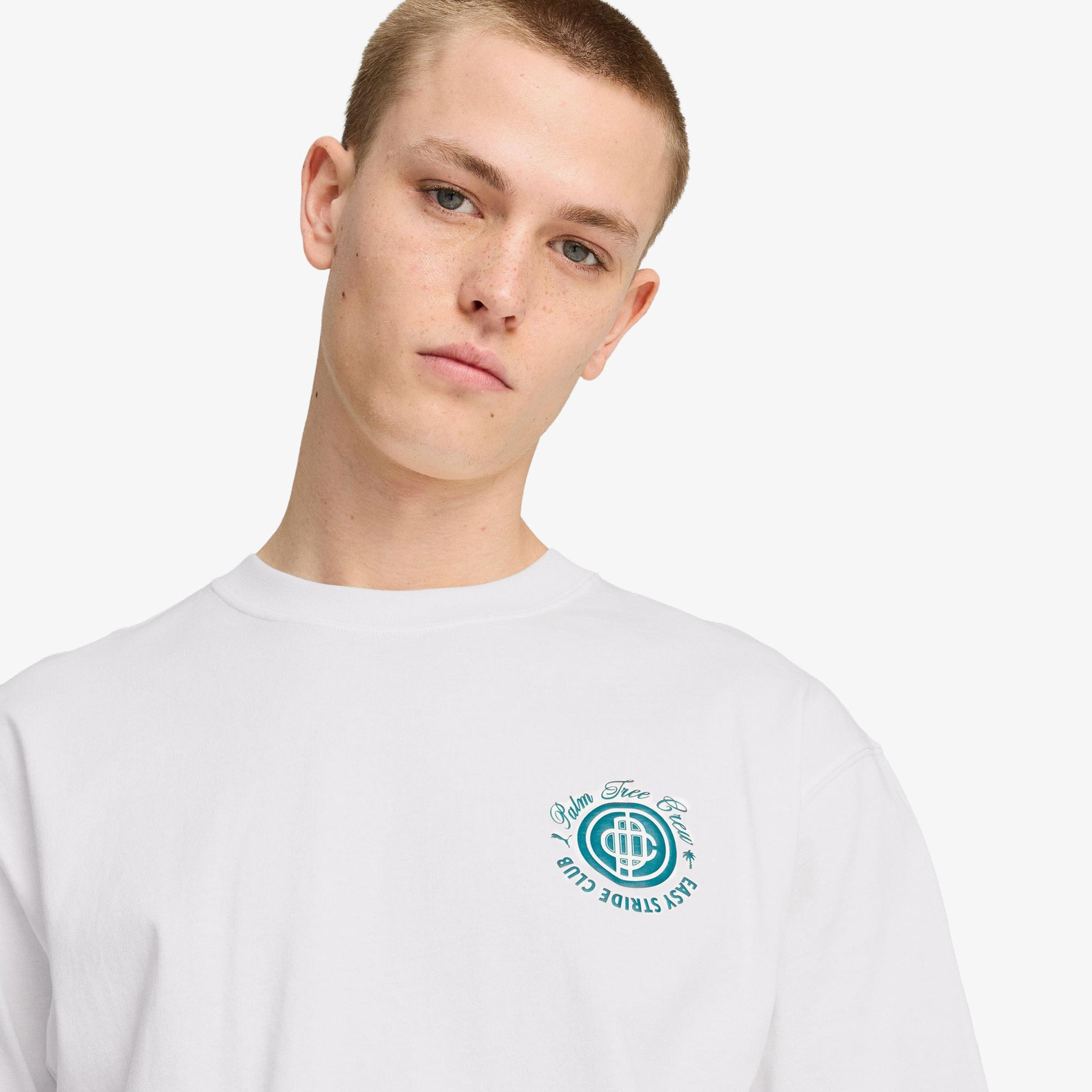 Puma X Ptc Graphic Unisex Beyaz T-Shirt