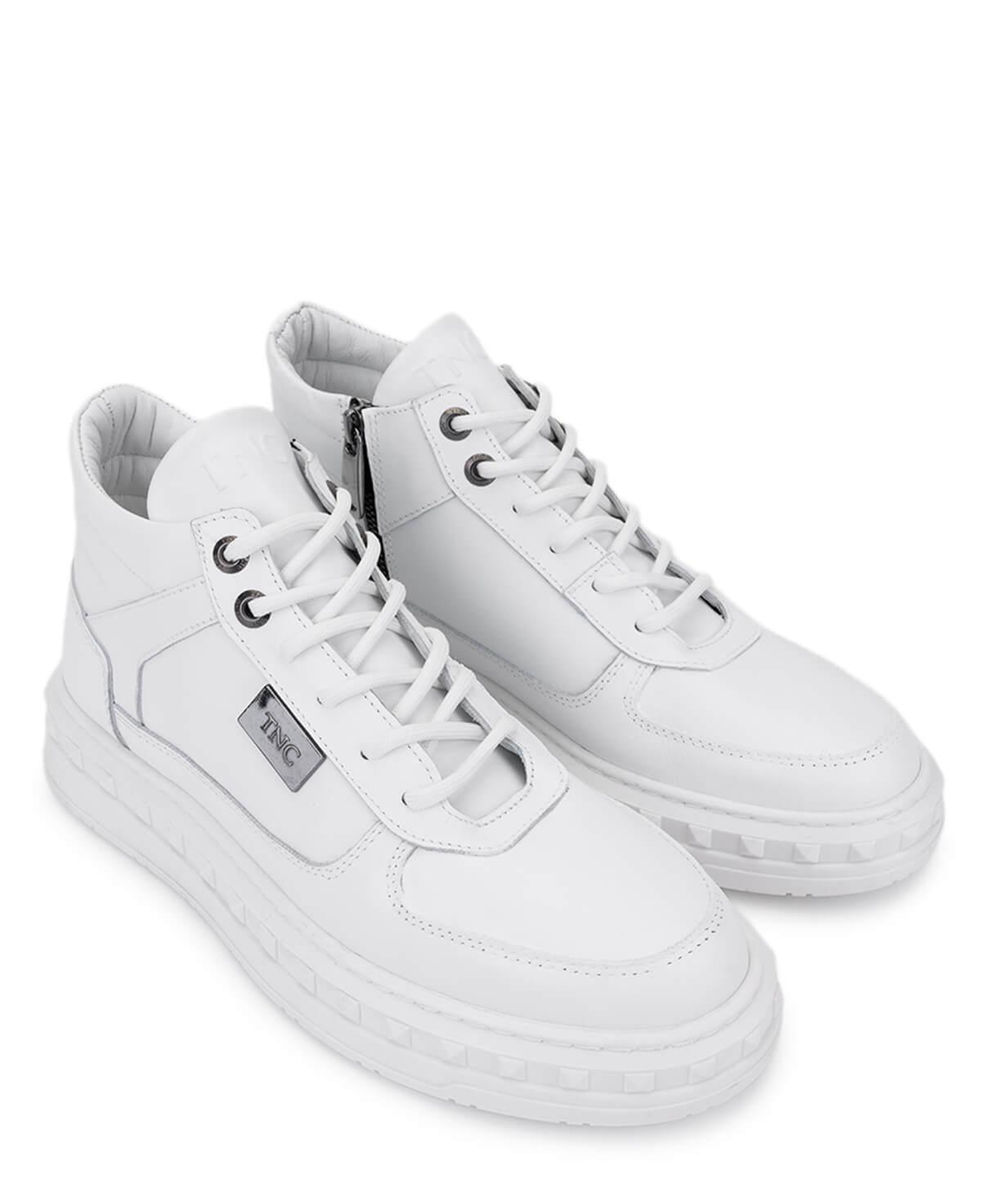 Tamer Tanca Erkek Hakiki Deri Beyaz Sneakers & Spor Bot