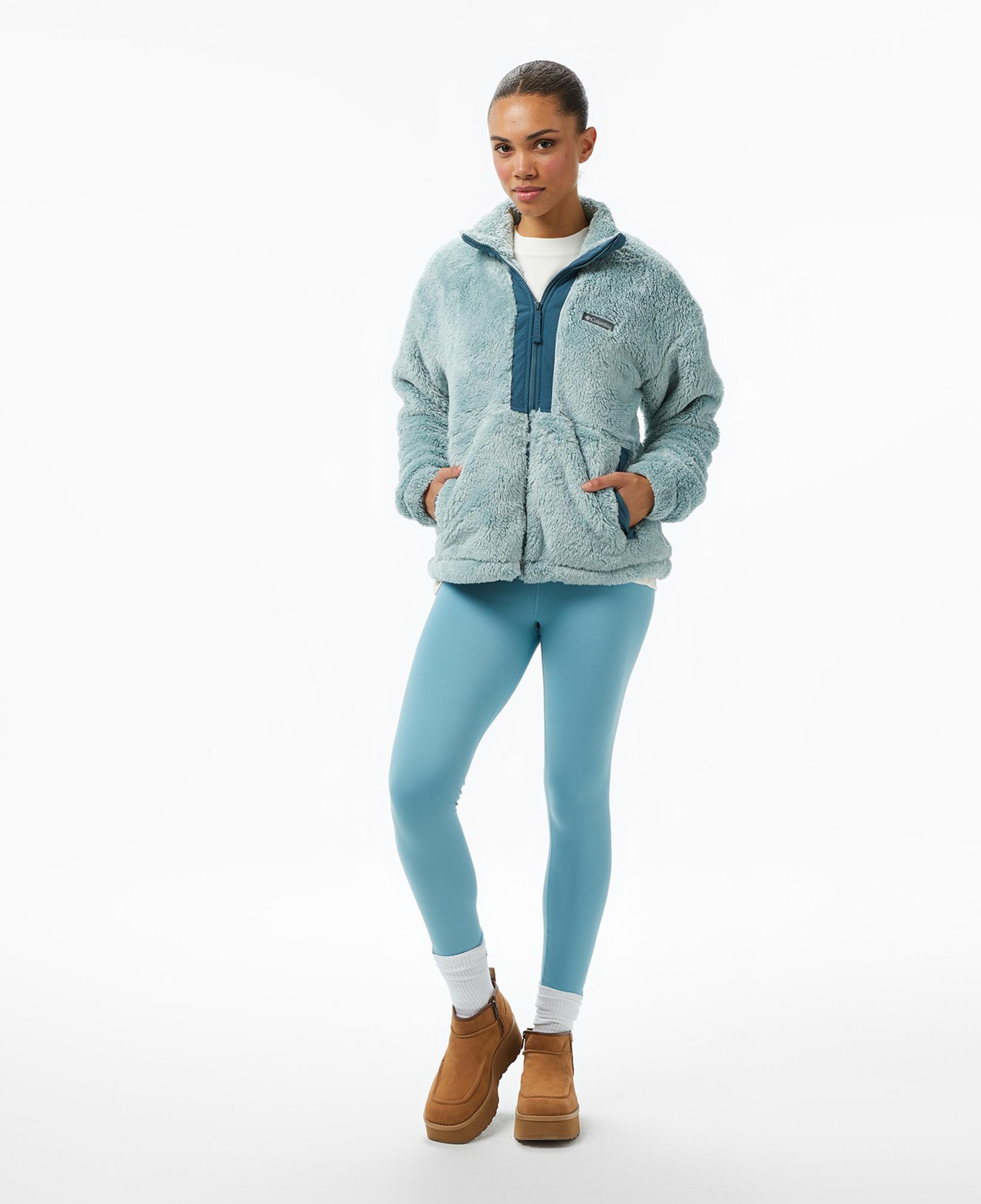 Columbia Boundless Discovery Sherpa Full Zip II Kadın Mavi Polar Ceket