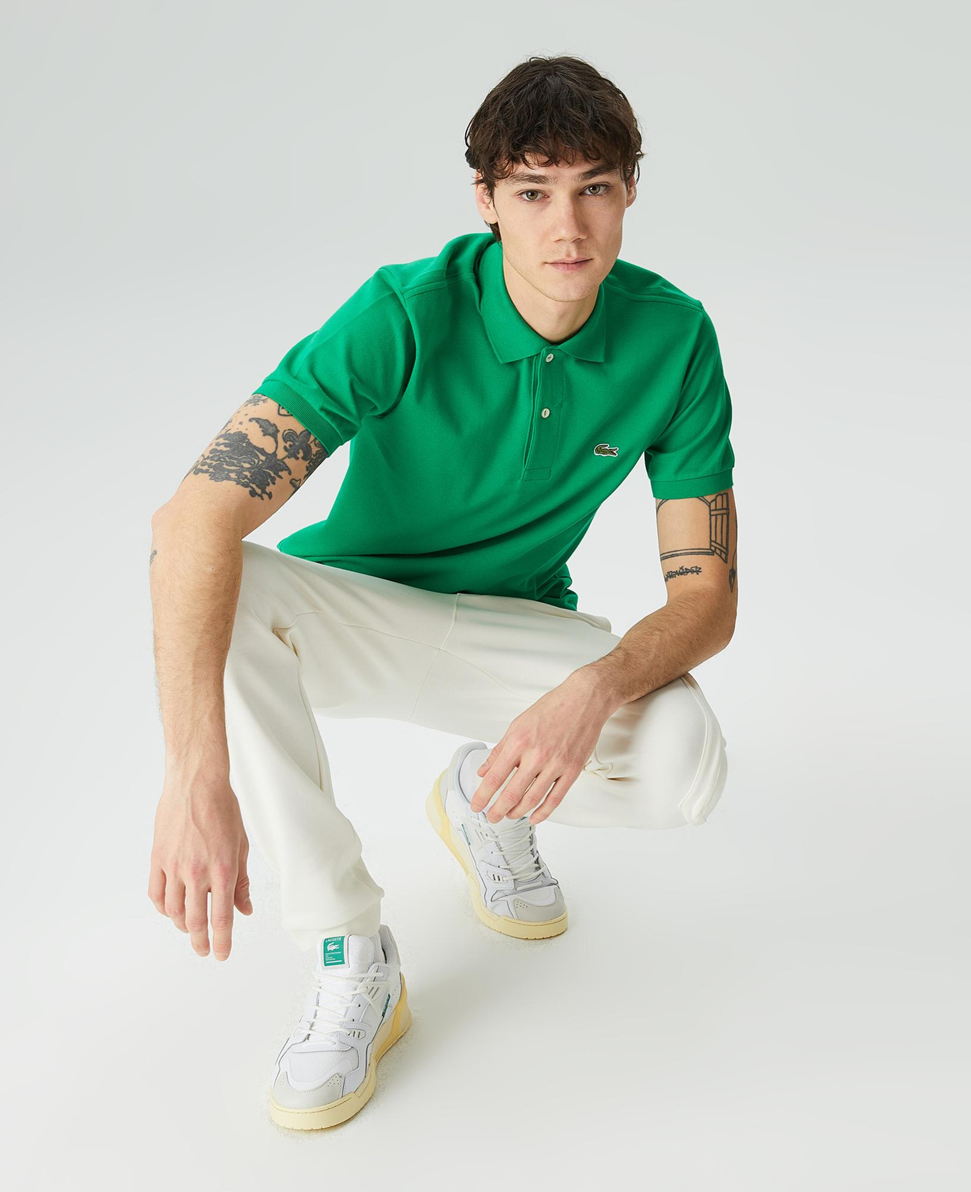 Lacoste L.12.12 Erkek Classic Fit Yeşil Polo