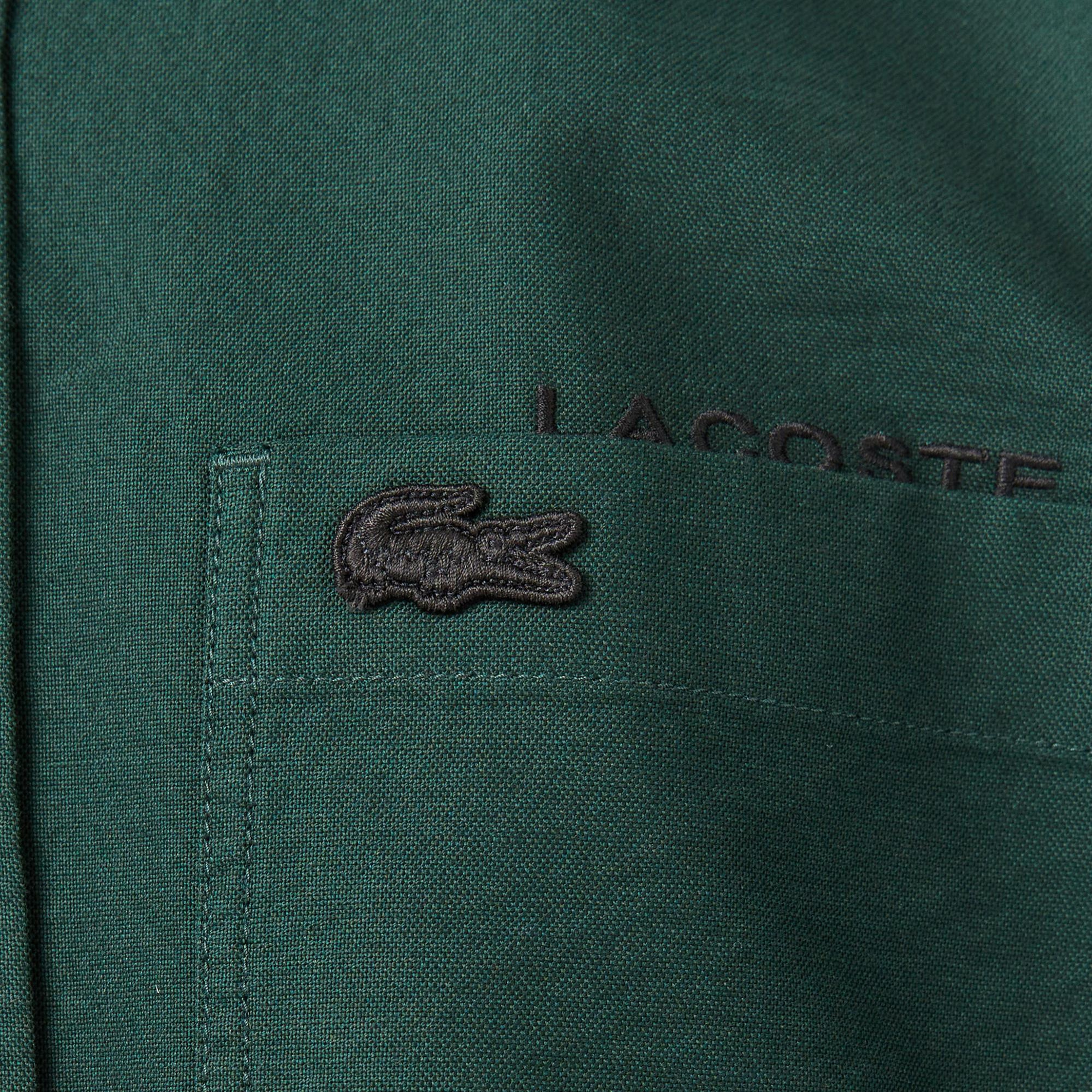 Lacoste Erkek Regular Fit Düğmeli Yaka Yeşil Gömlek