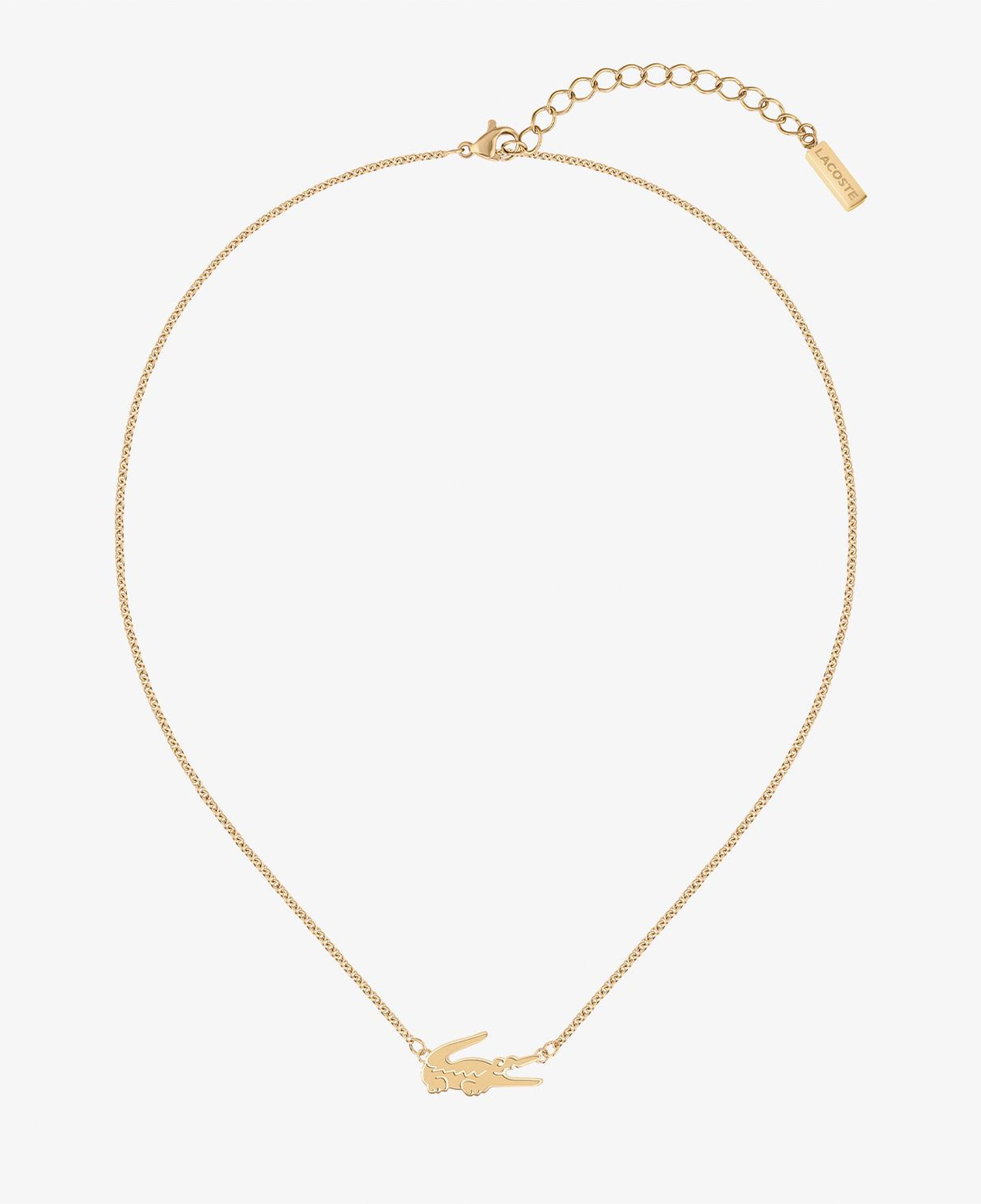 Lacoste Crocodile Kadın Gold Kolye
