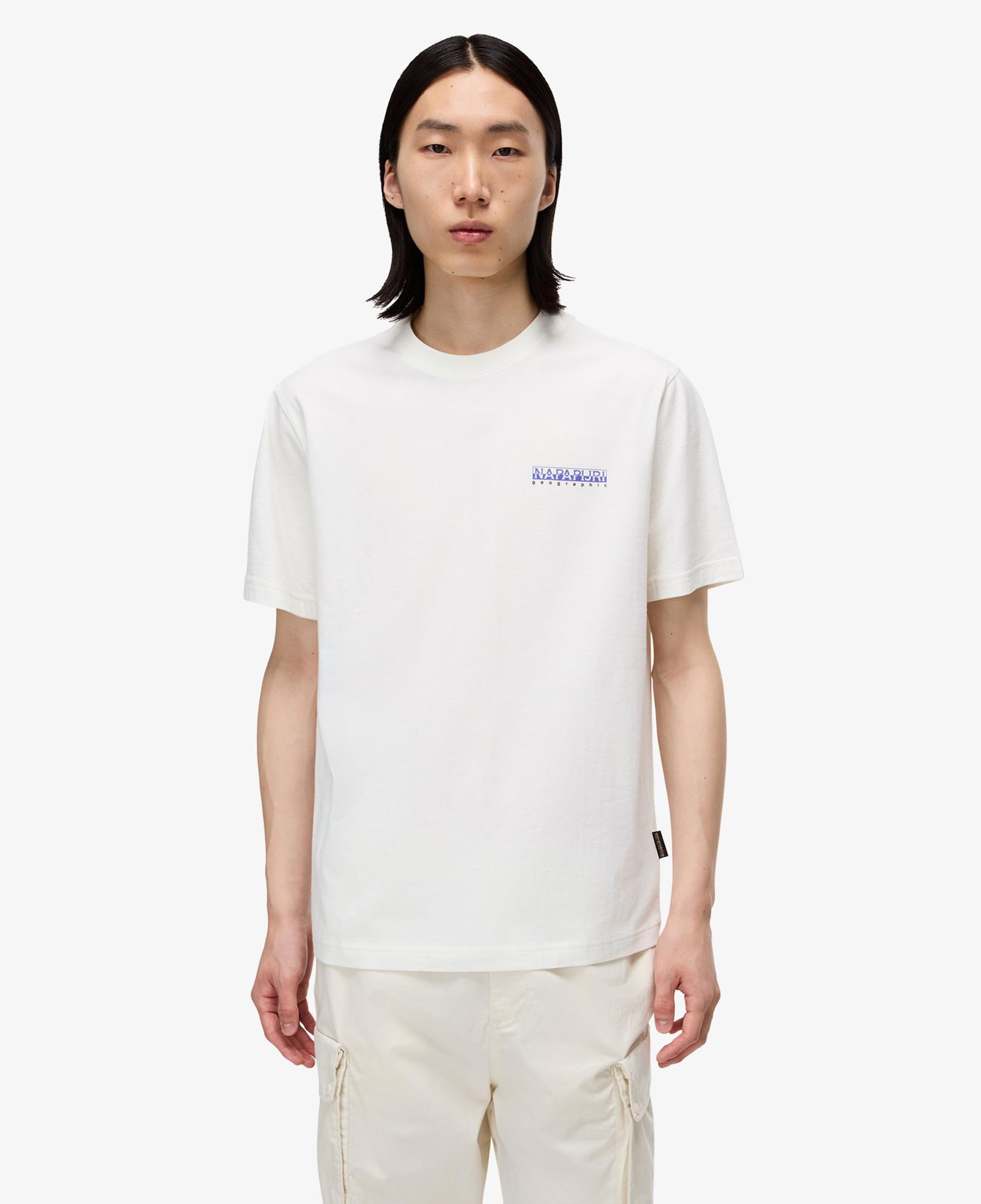 Napapijri S-Guide Erkek Beyaz T-Shirt