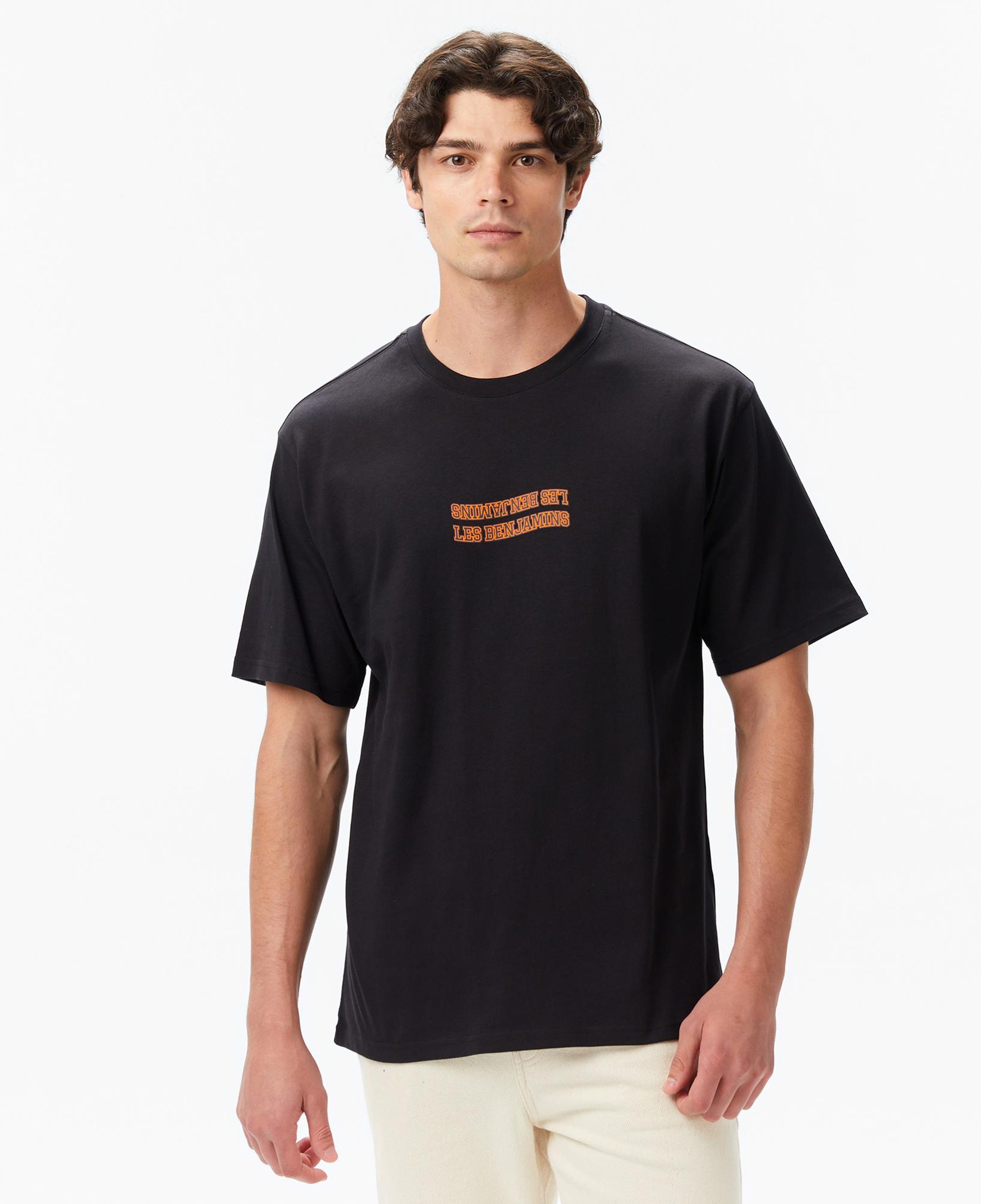 Les Benjamins Erkek Siyah T-Shirt