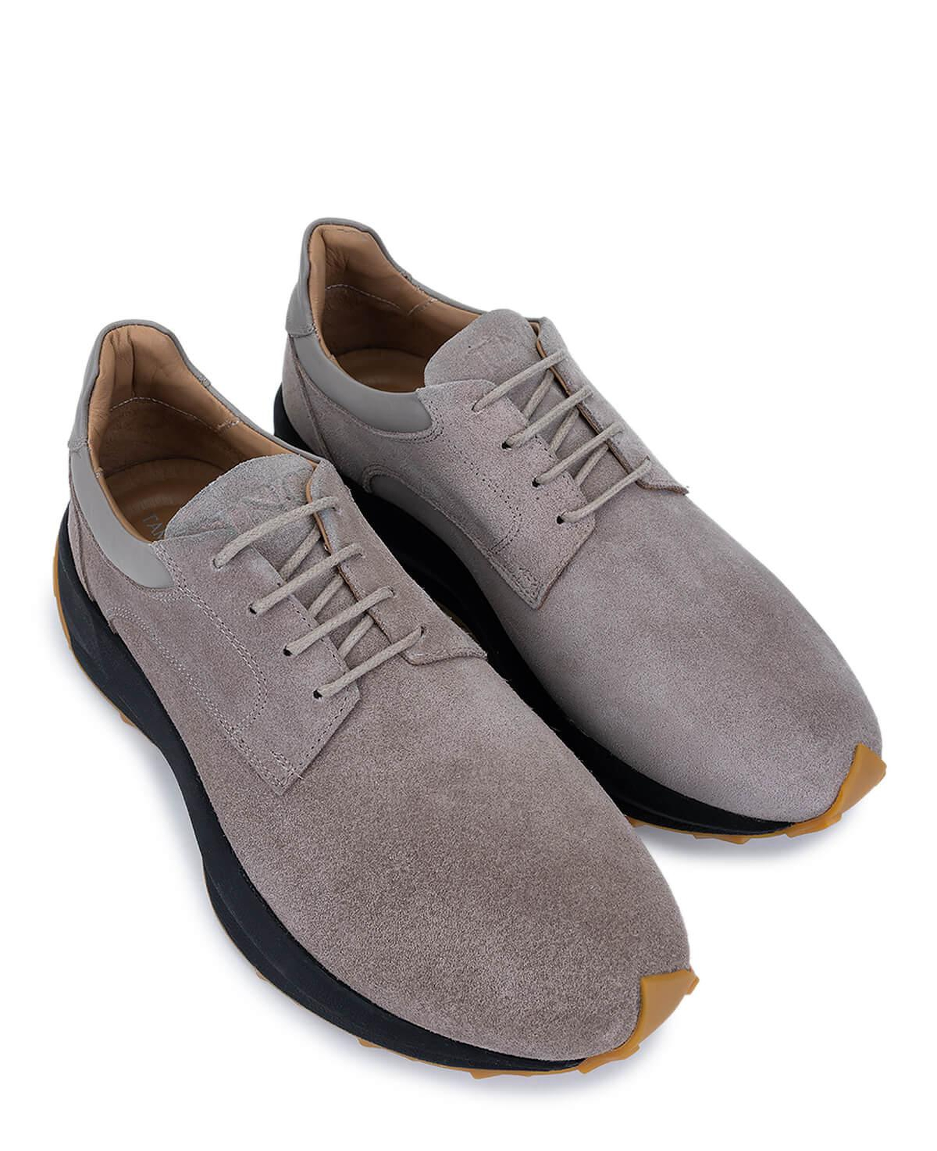 Tamer Tanca Erkek Hakiki Deri Taupe Sneakers & Spor Ayakkabı