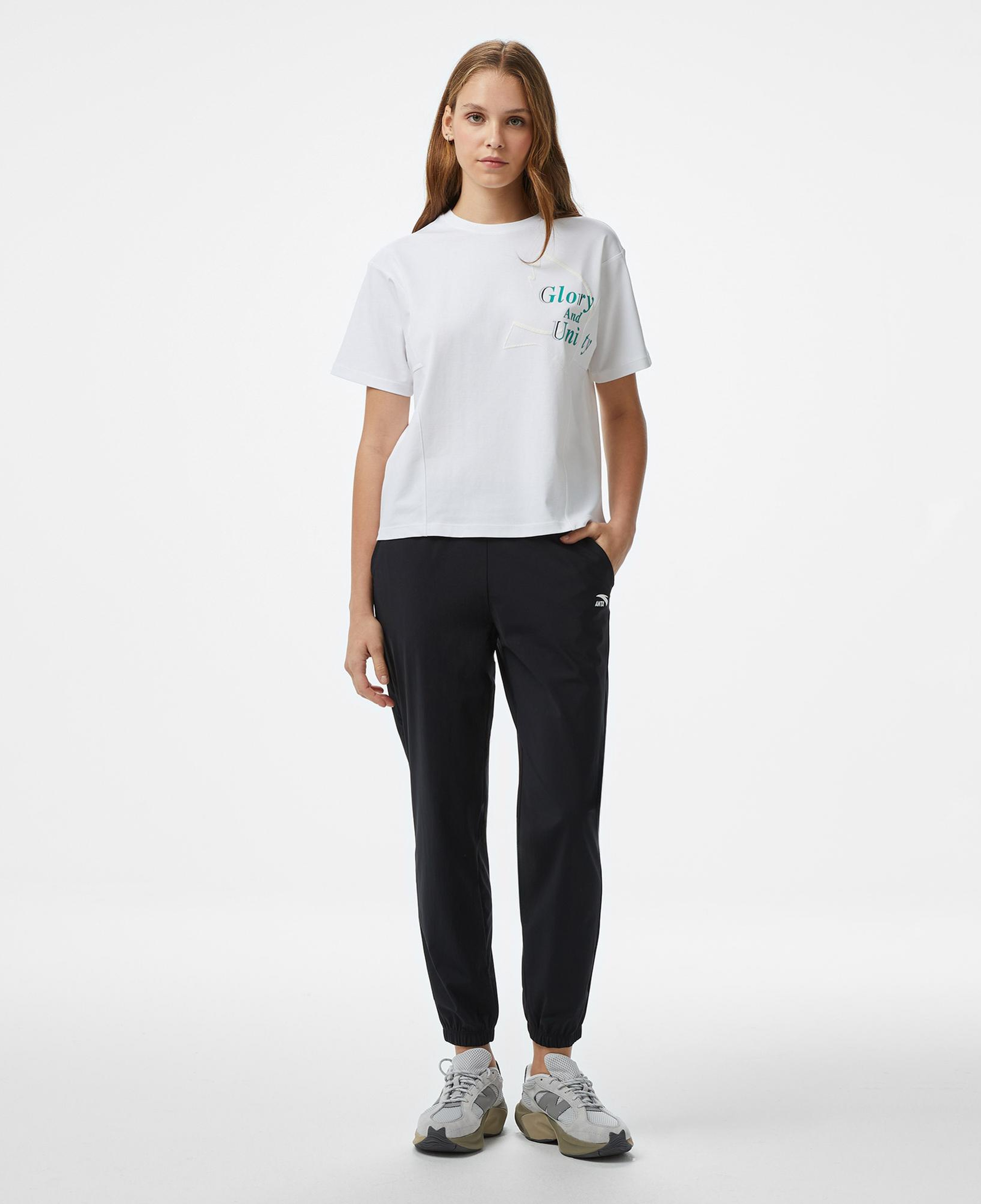 Anta Sports Kadın Beyaz T-Shirt