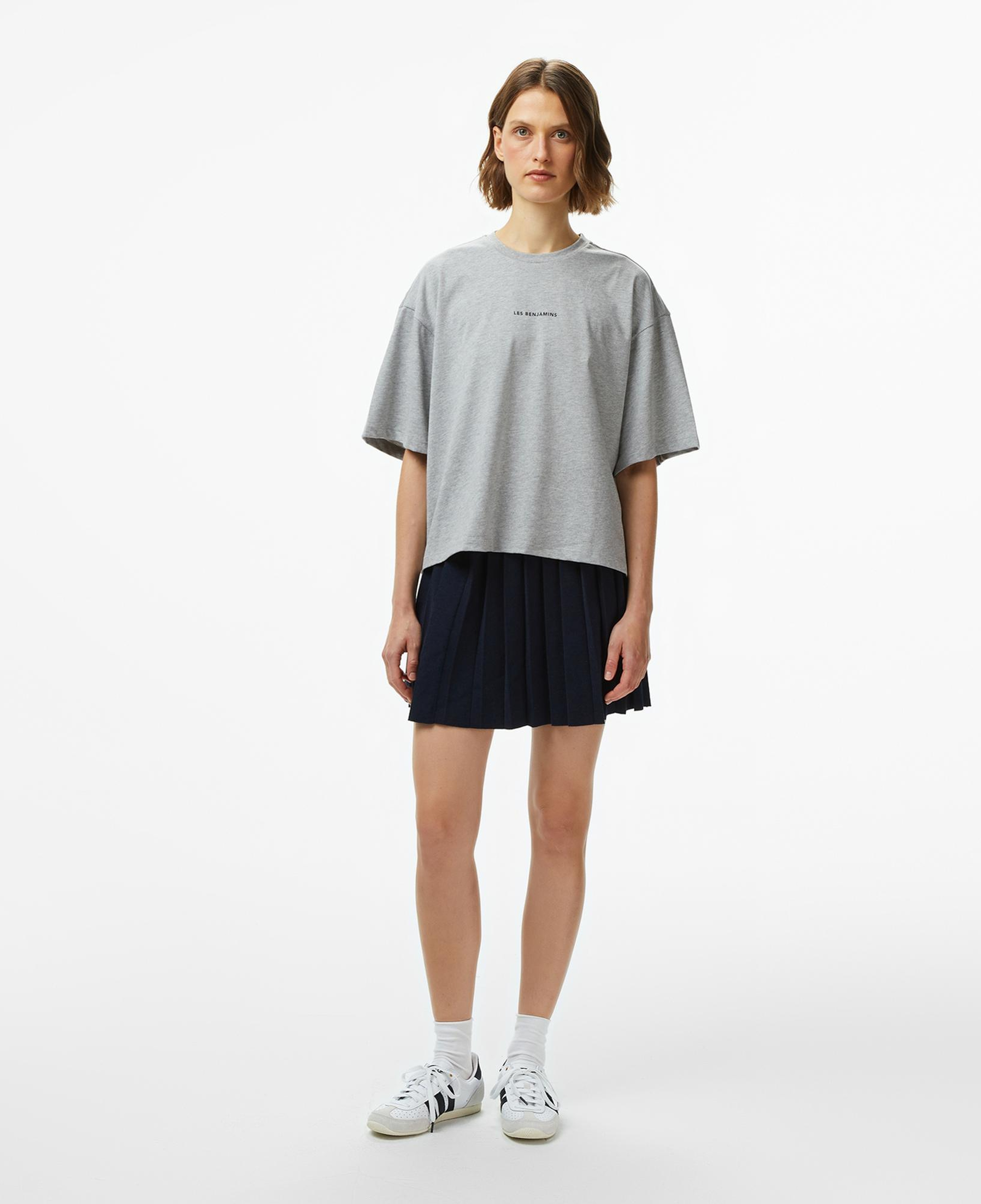 Les Benjamins Kadın Gri T-Shirt