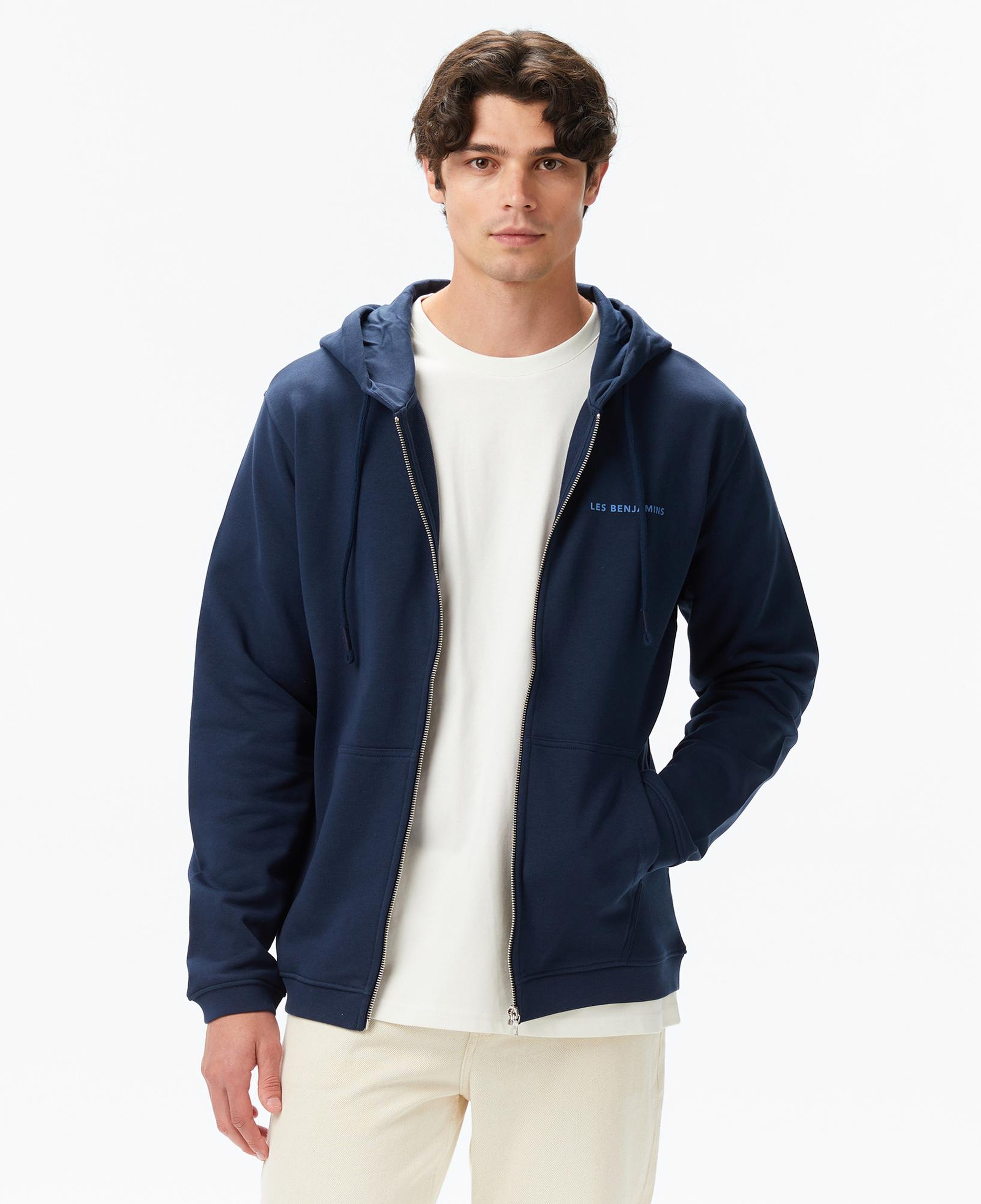 Les Benjamins Erkek Mavi Sweatshirt