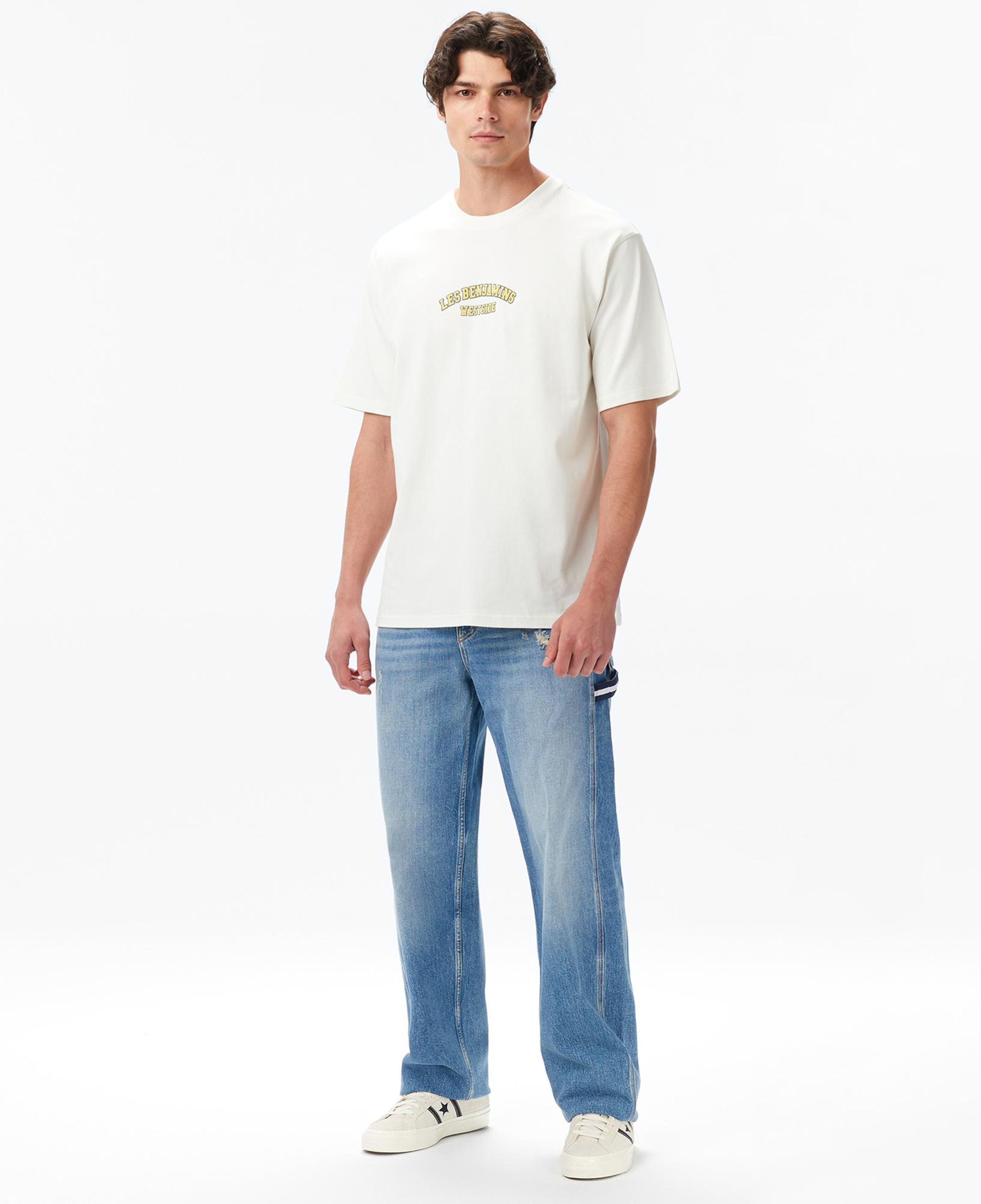 Les Benjamins Erkek Beyaz T-Shirt