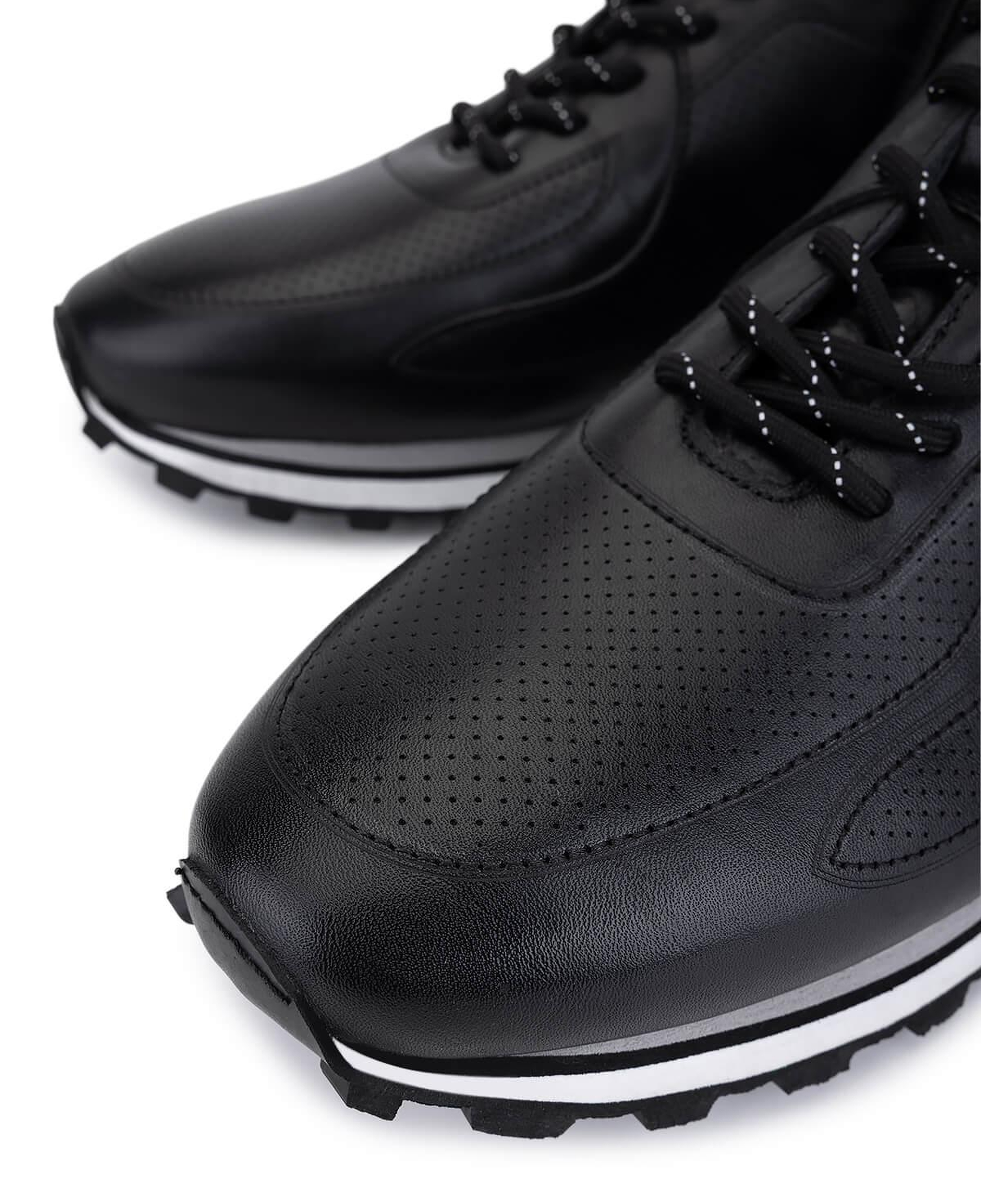 Tamer Tanca Erkek Hakiki Deri Siyah Casual Bot