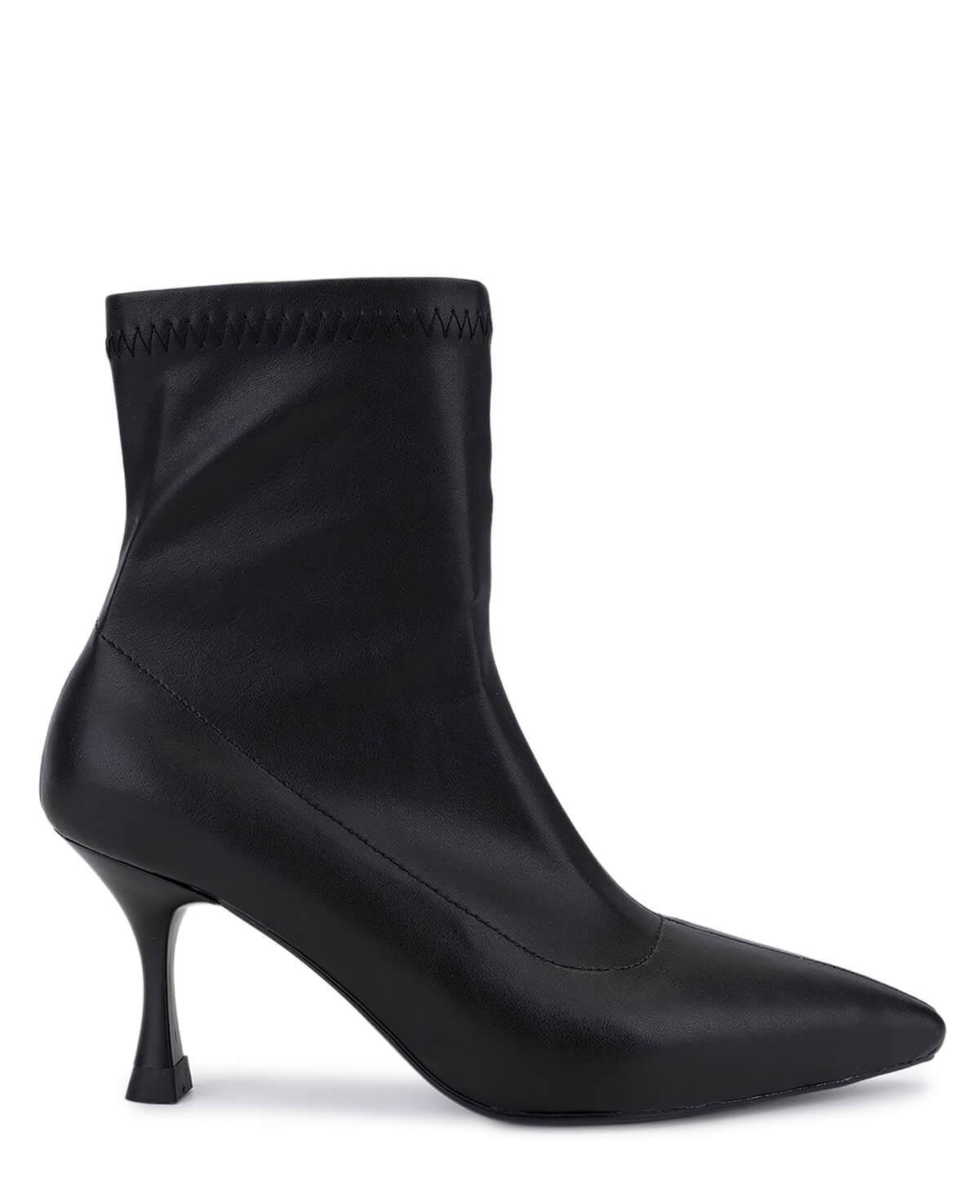 Tamer Tanca Kadın Hakiki Deri Siyah Topuklu Bot