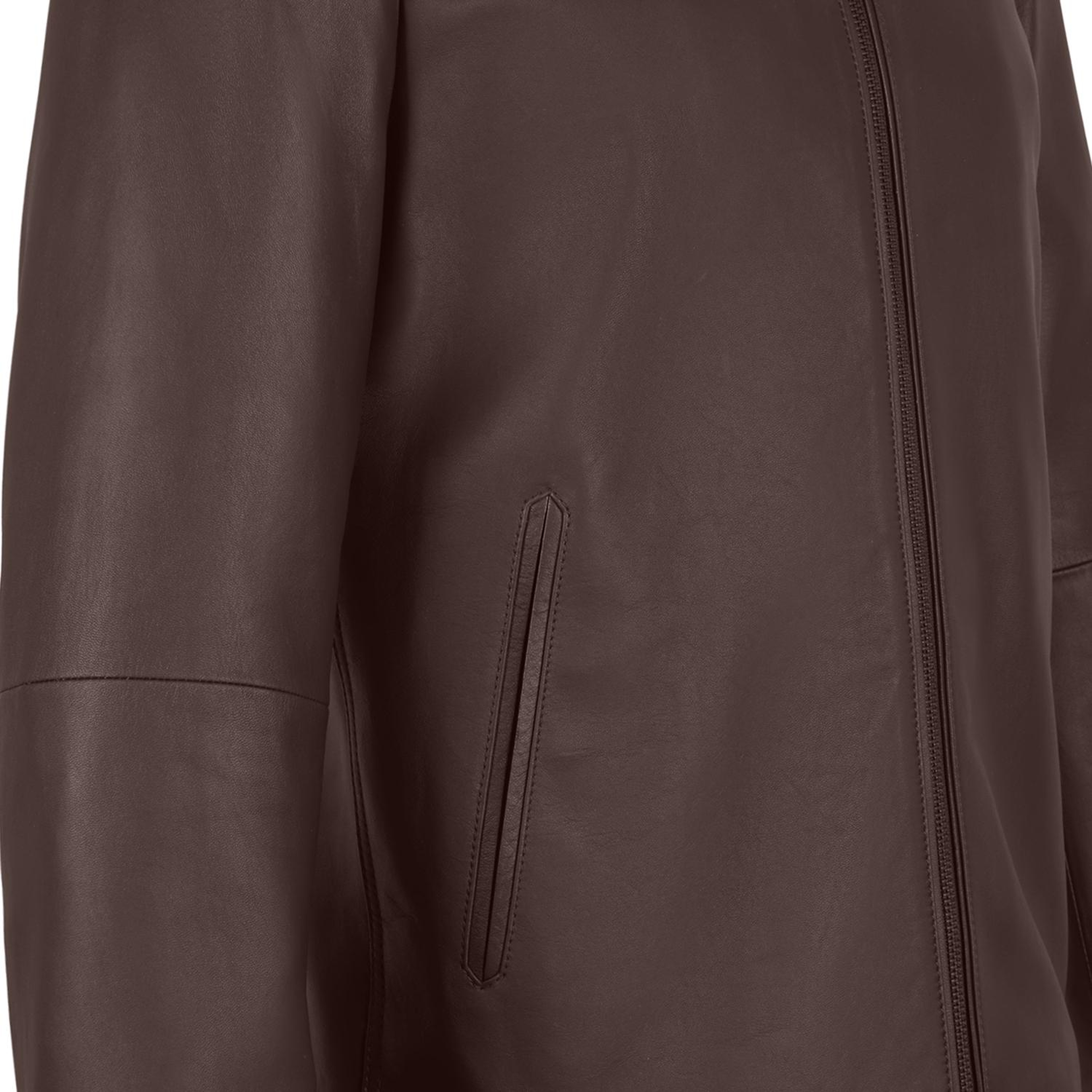 Dyami Kahve Erkek Deri Mont