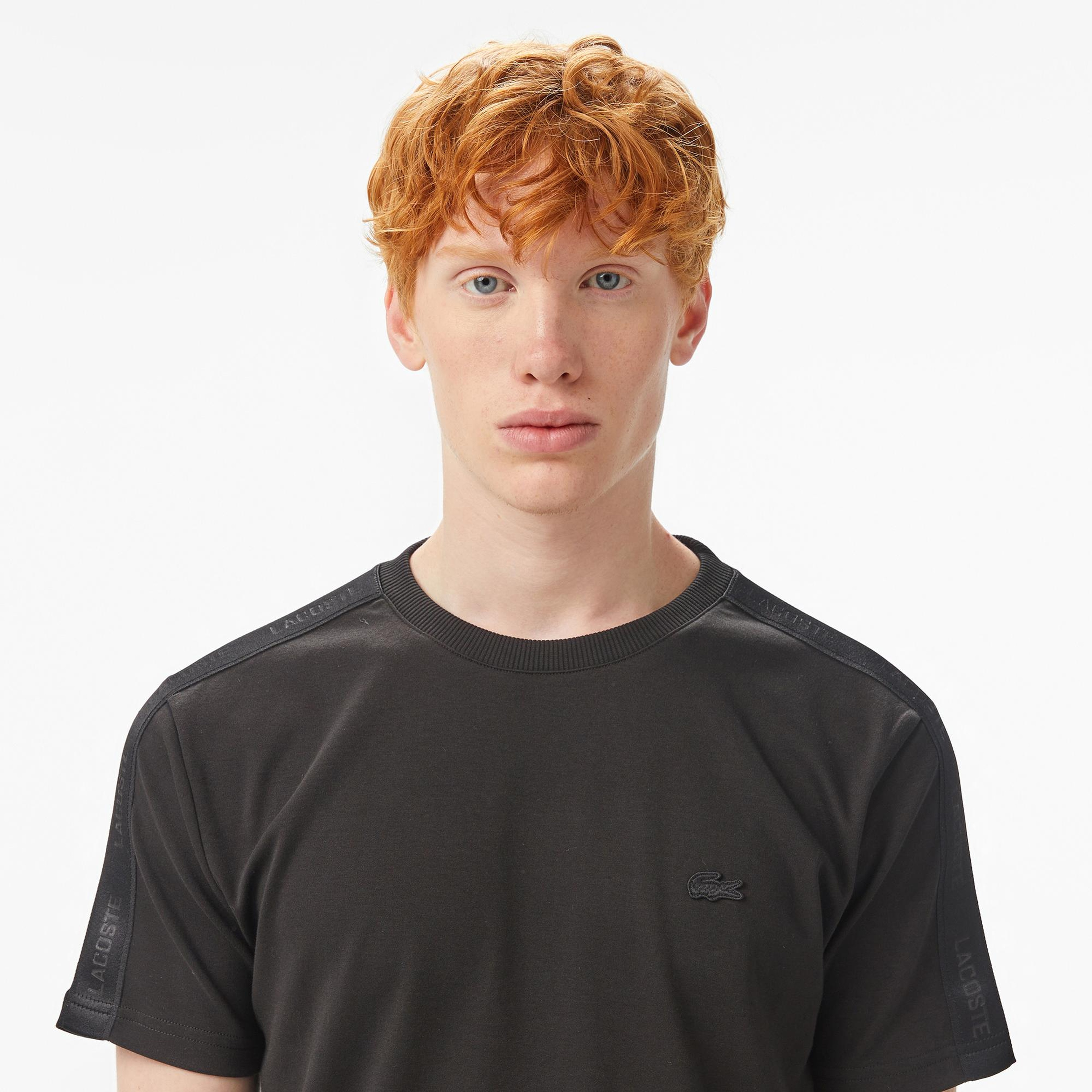 Lacoste Erkek Regular Fit Bisiklet Yaka Siyah T-Shirt