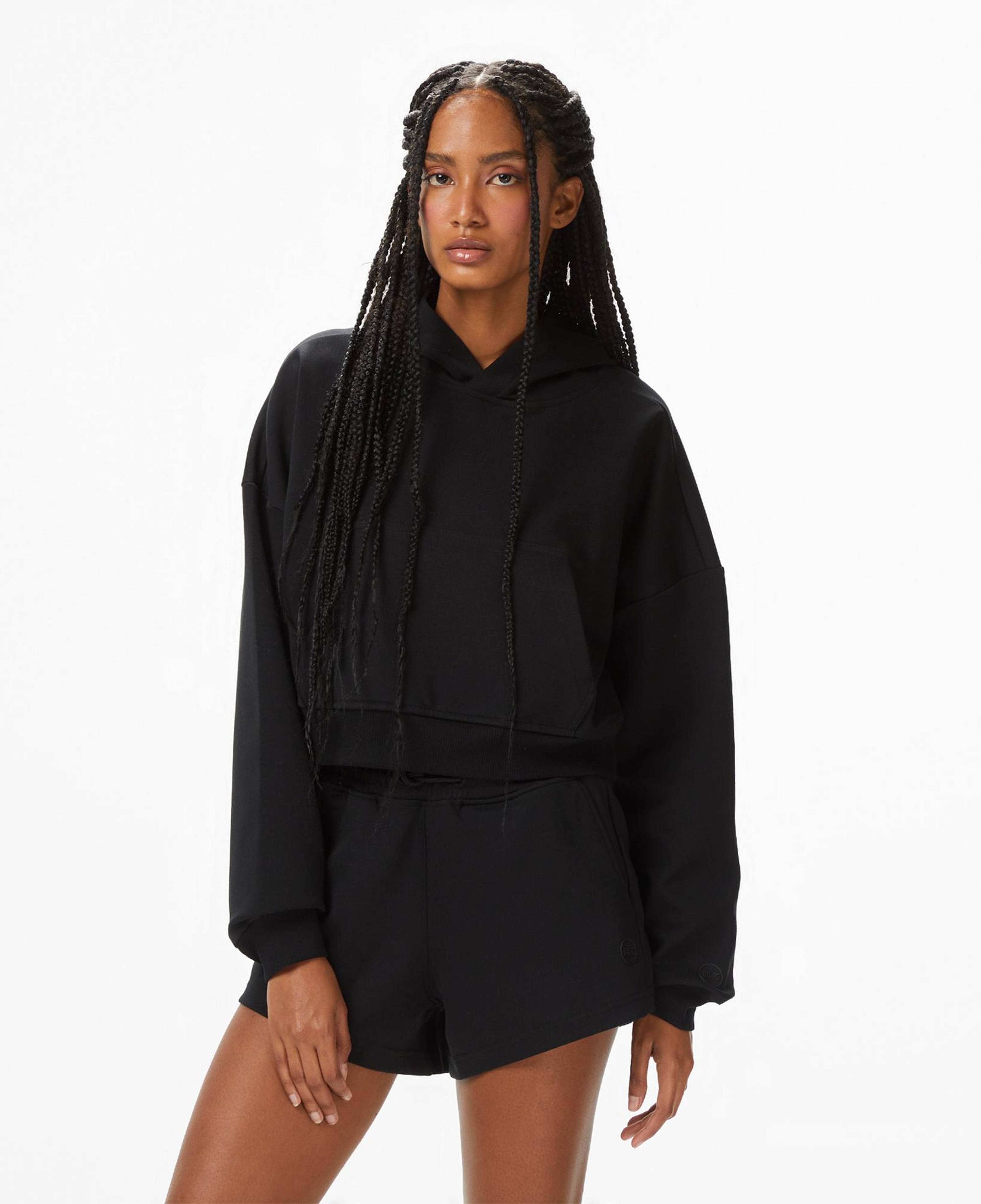 UNITED4 Kadın Siyah Sweatshirt