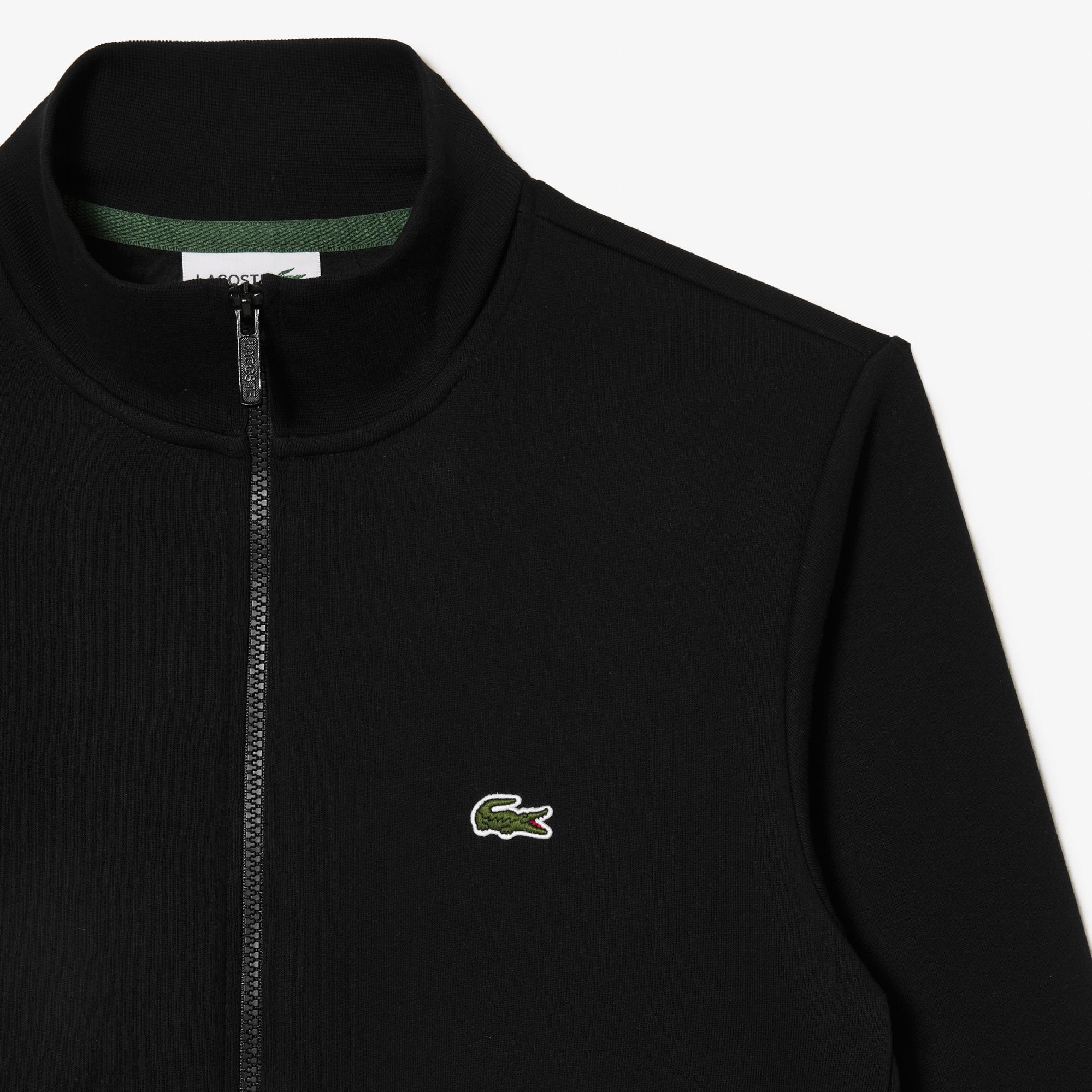 Lacoste Erkek Regular Fit Fermuarlı Siyah Sweatshirt