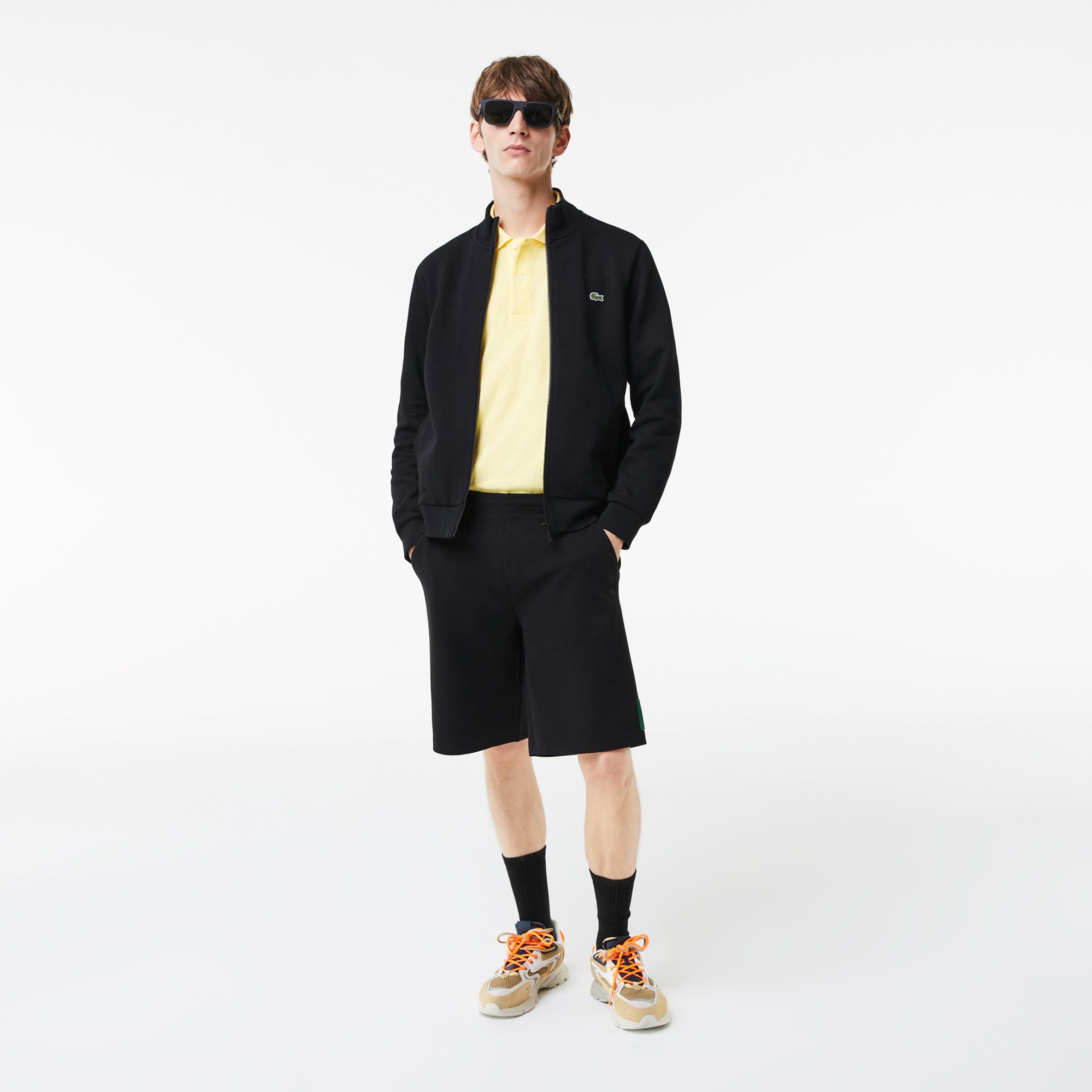 Lacoste Erkek Regular Fit Fermuarlı Siyah Sweatshirt