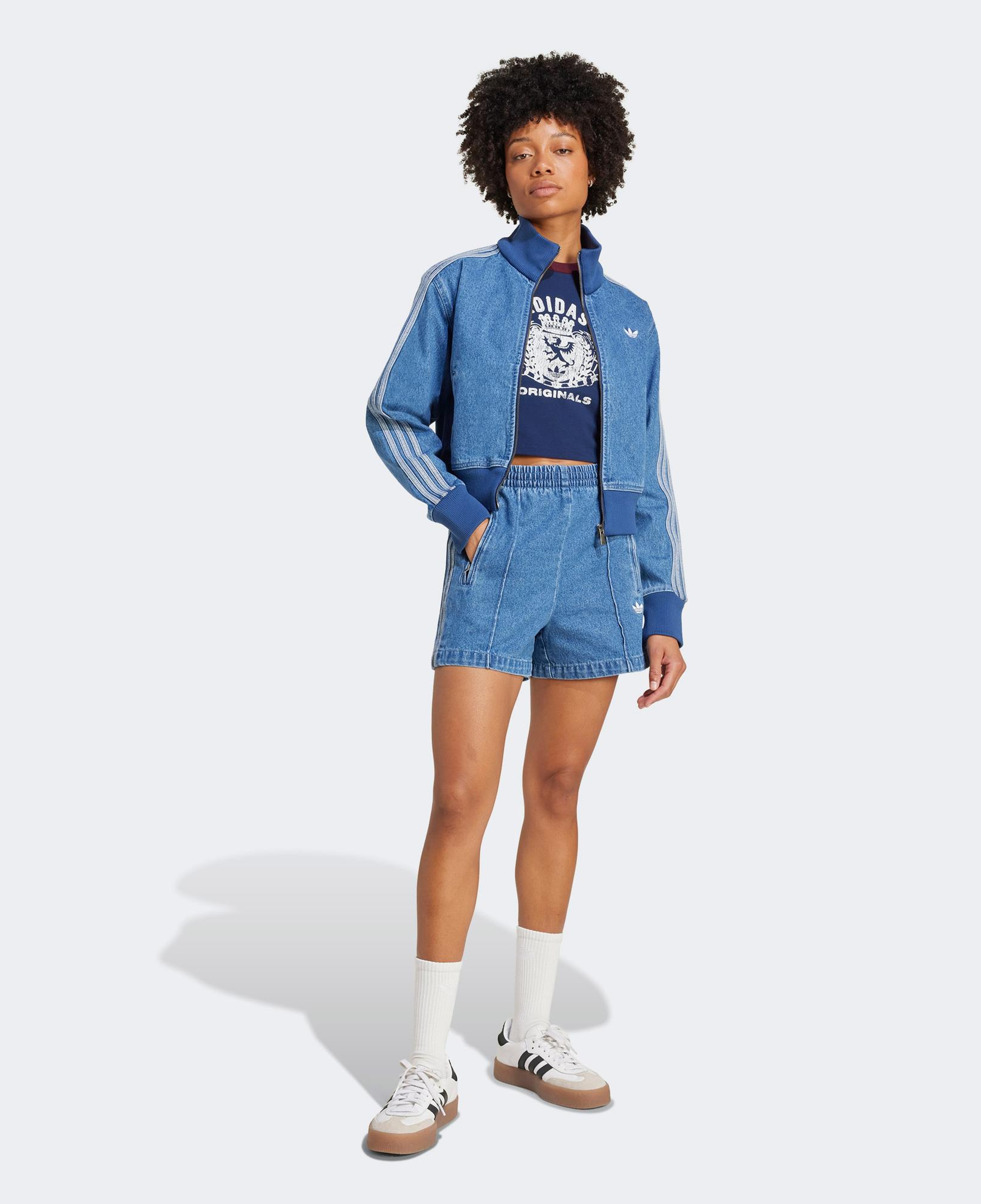 adidas Grfx Kadın Lacivert T-Shirt