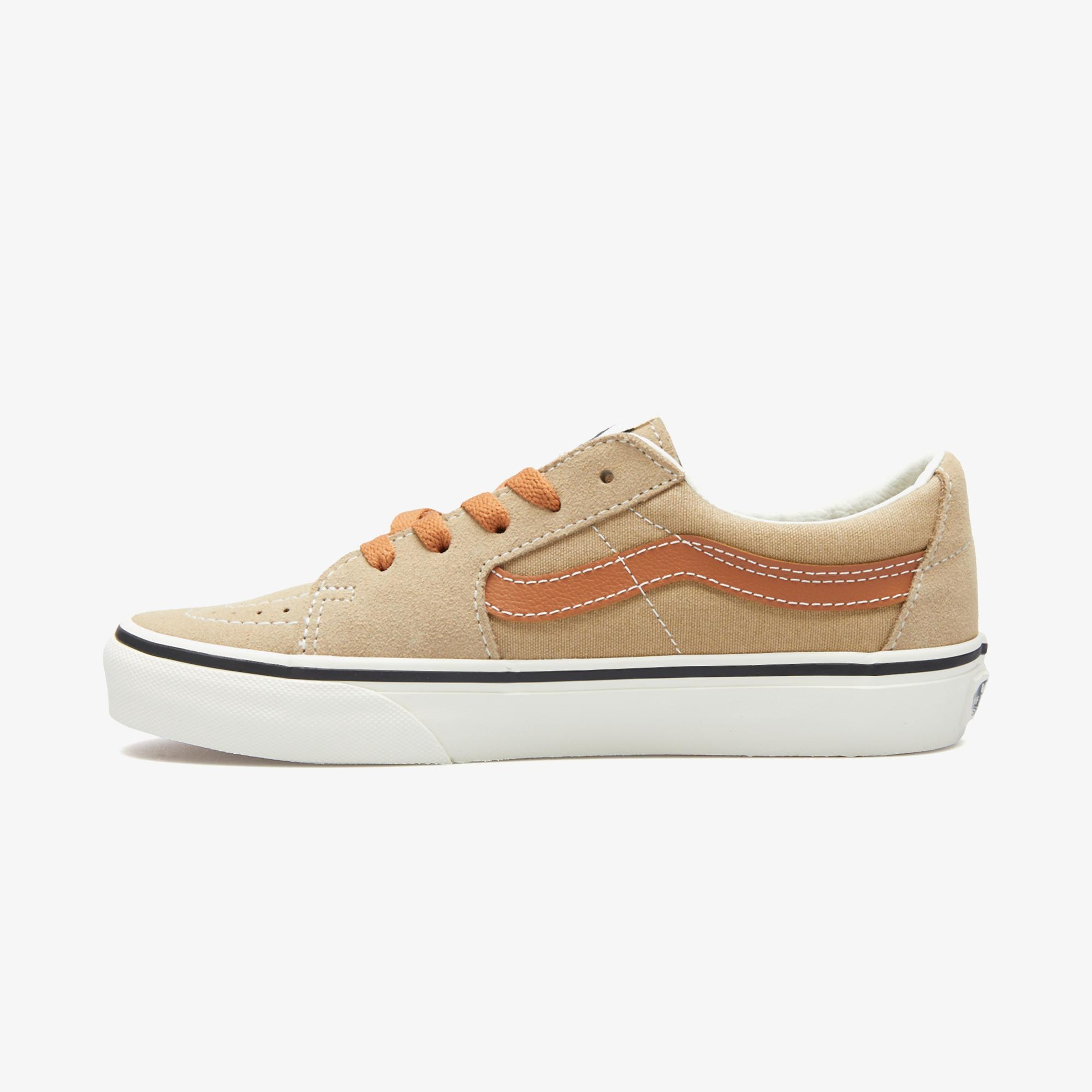 Vans Sk8-Low Unisex Krem Sneaker