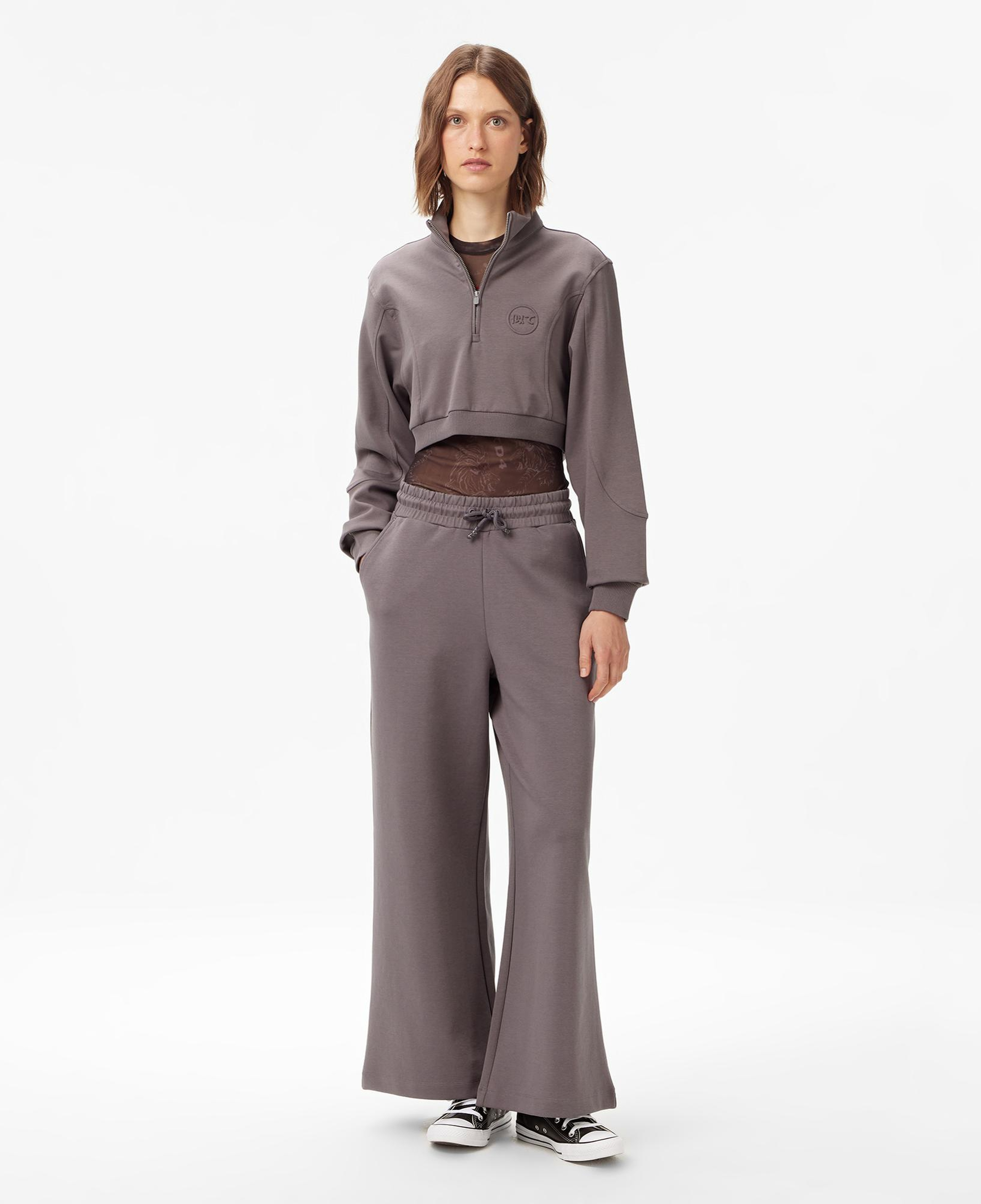 UNITED4 Classic Kadın Gri Sweatshirt