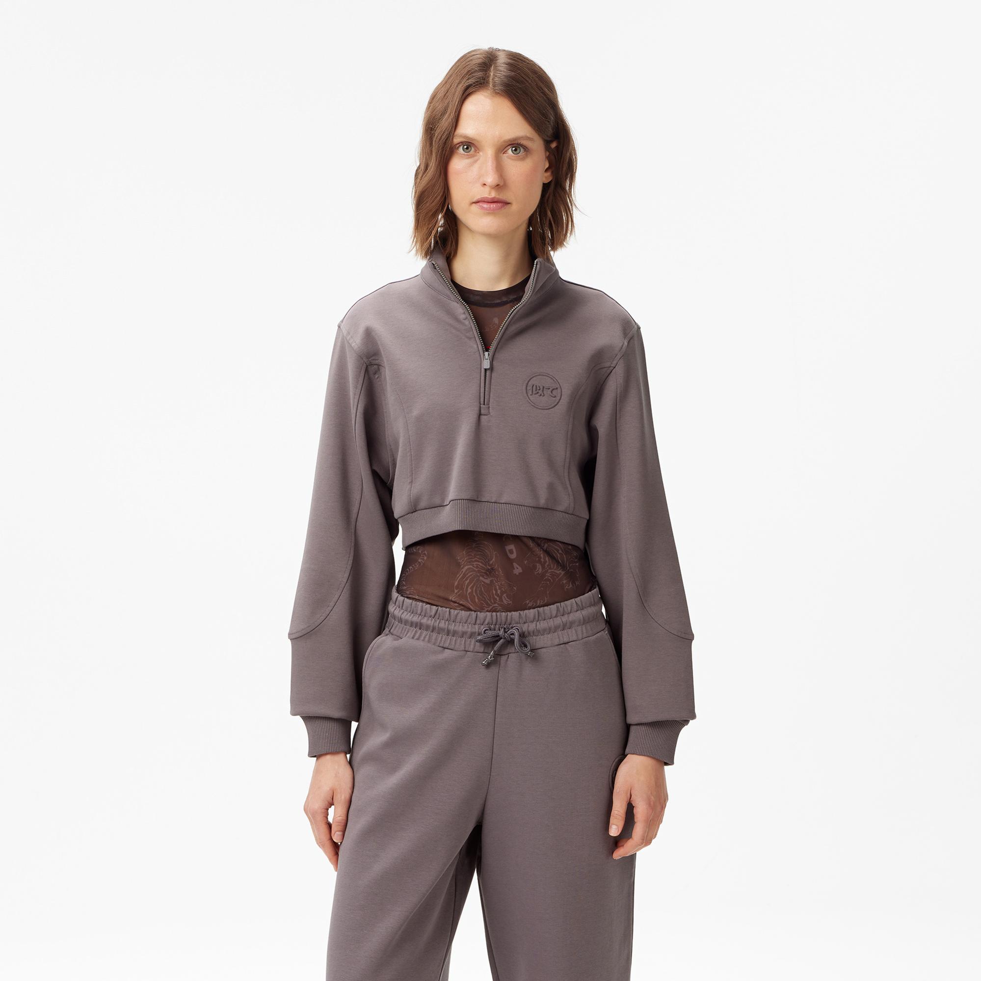 UNITED4 Classic Kadın Gri Sweatshirt