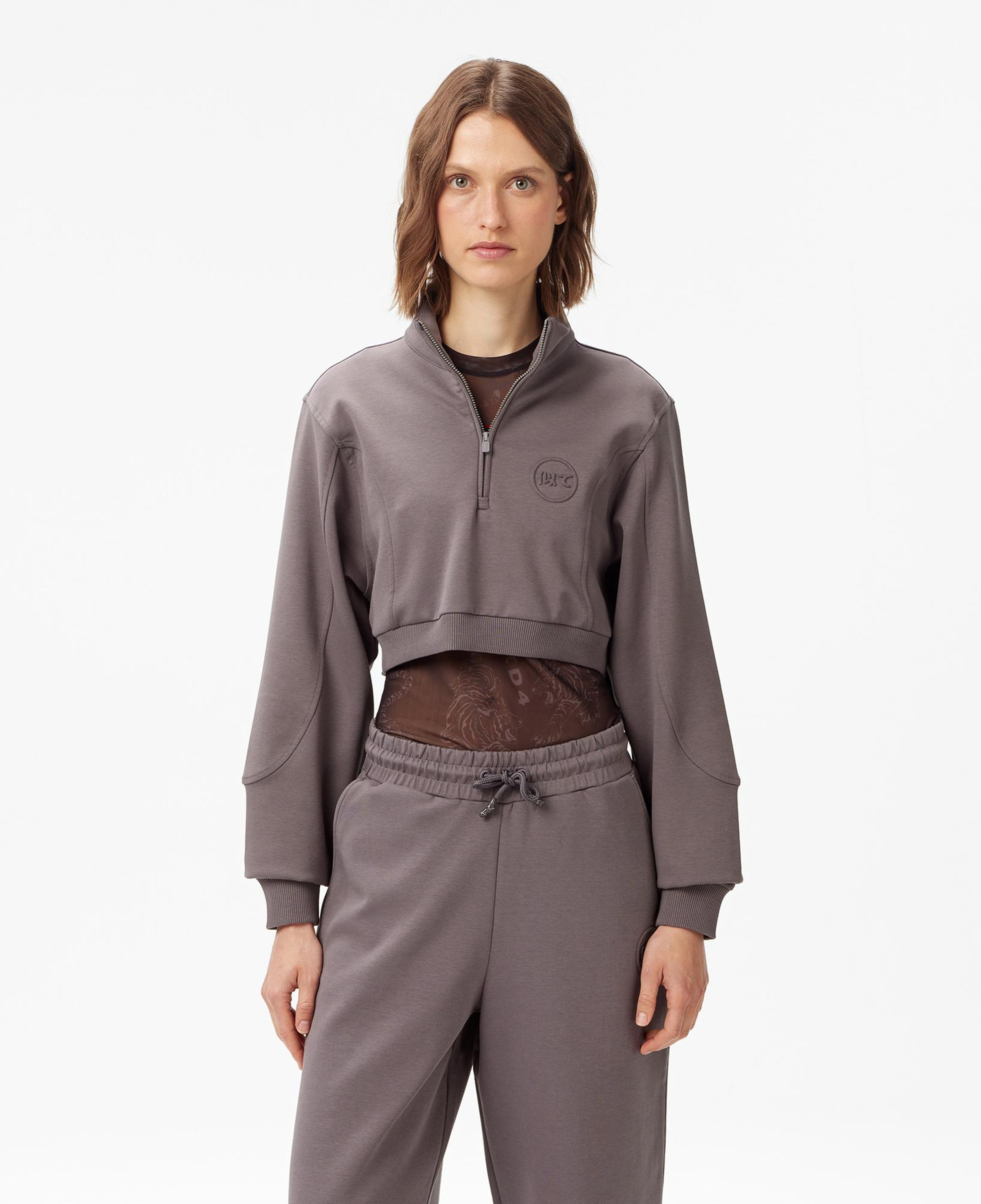 UNITED4 Classic Kadın Gri Sweatshirt