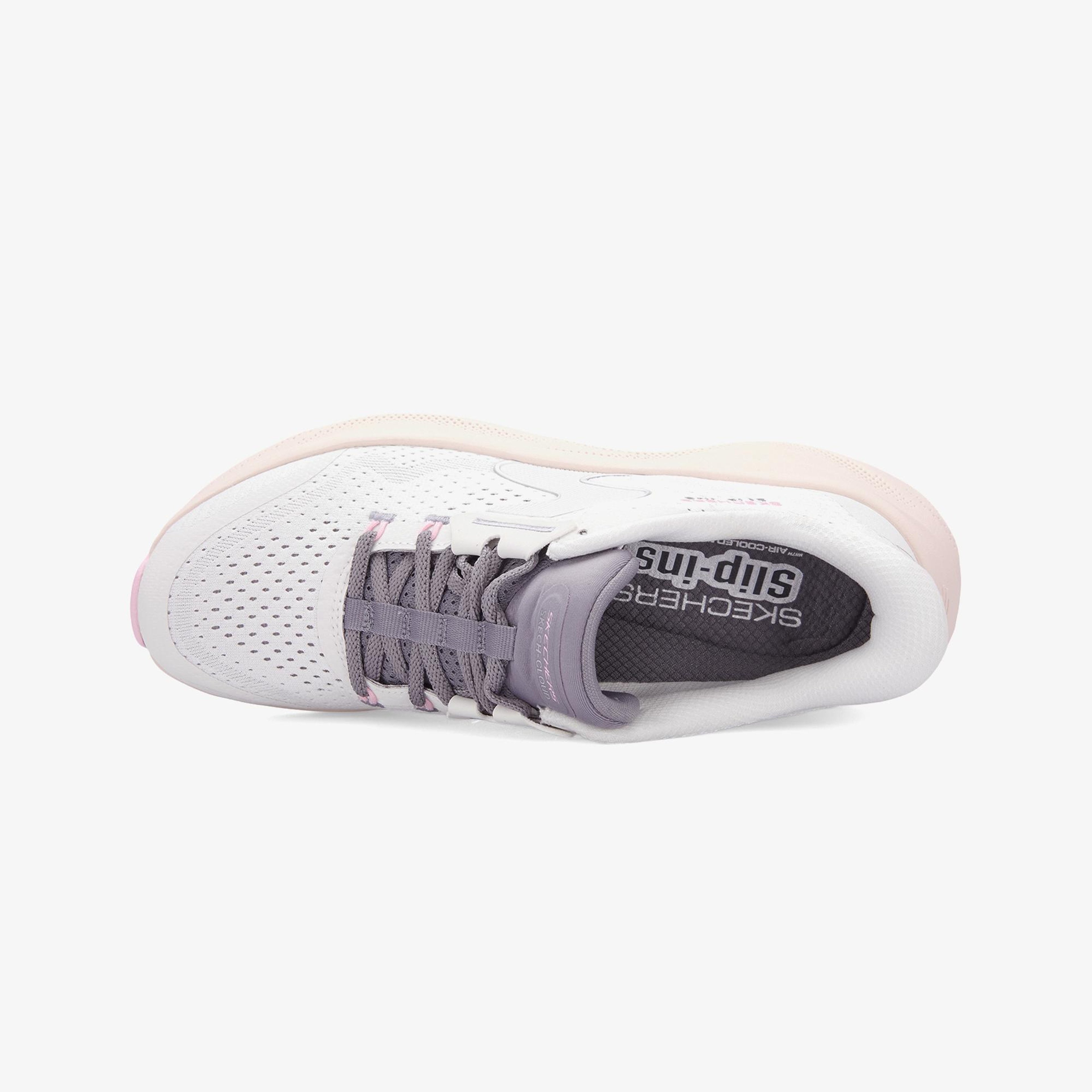 Skechers Hands Free Slip-ins Skech Cloud - Plush Horizon Kadın Beyaz Spor Ayakkabı