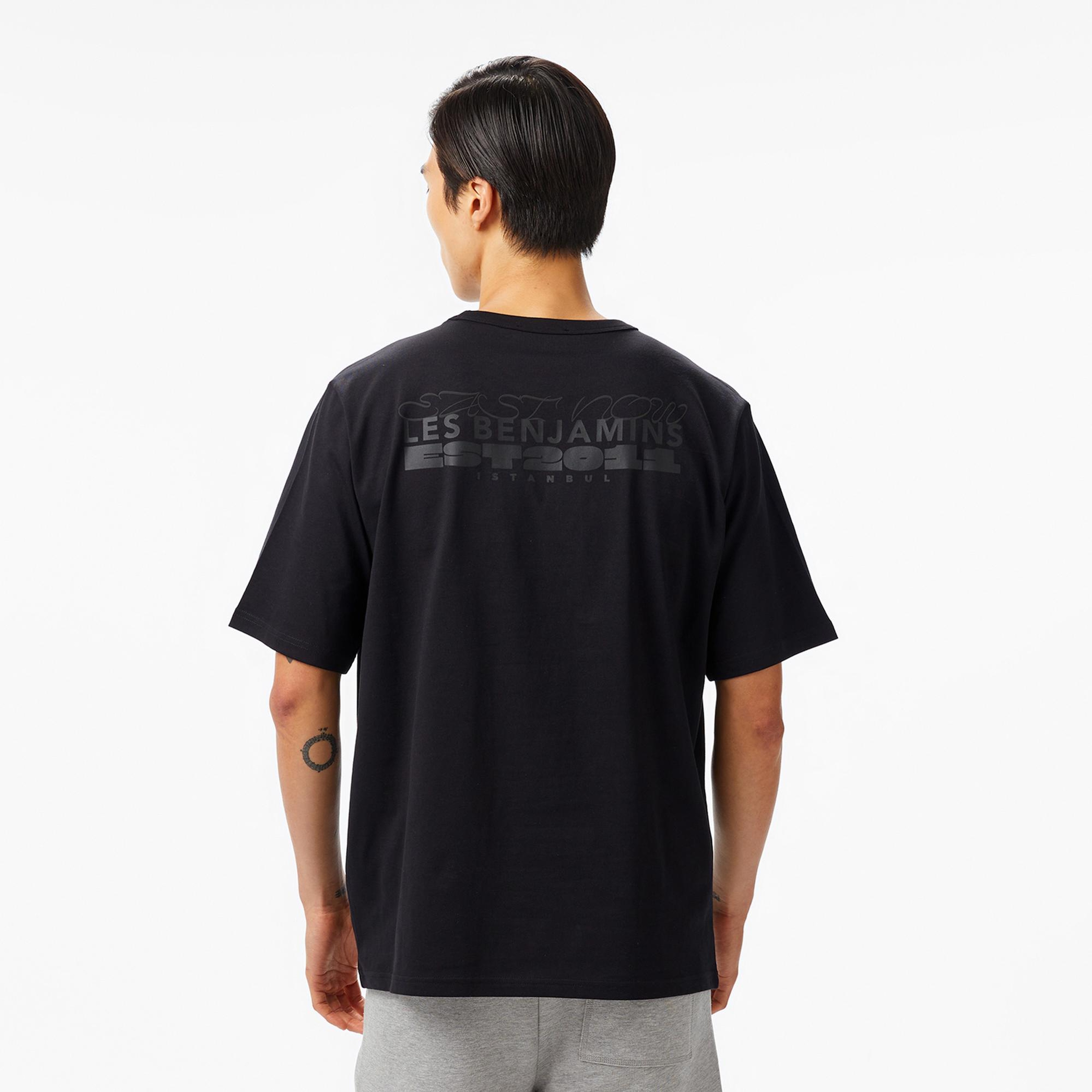 Les Benjamins 410 East Now Erkek Siyah T-Shirt